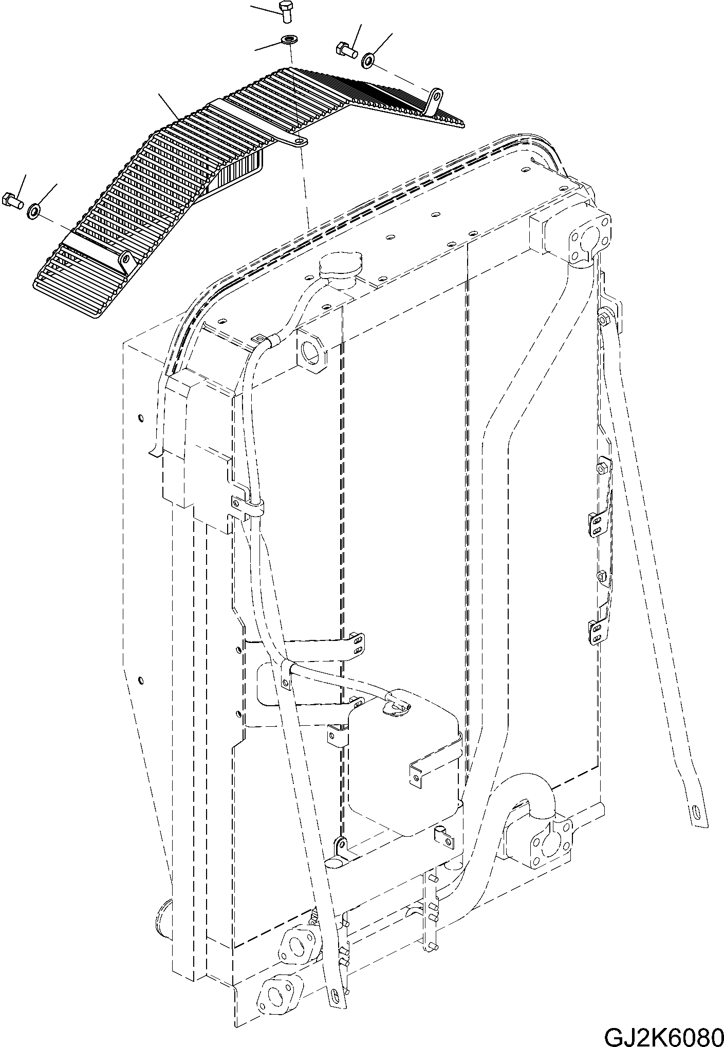 BOLT ASSEMBLY 20K-01-45121 KOMATSU