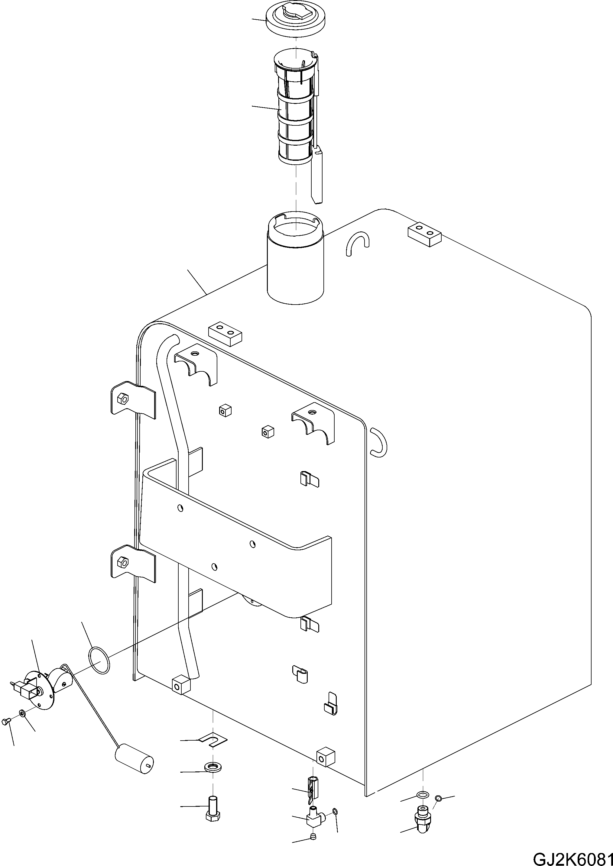 CAP,FUEL TANK 20E-04-K1440 KOMATSU