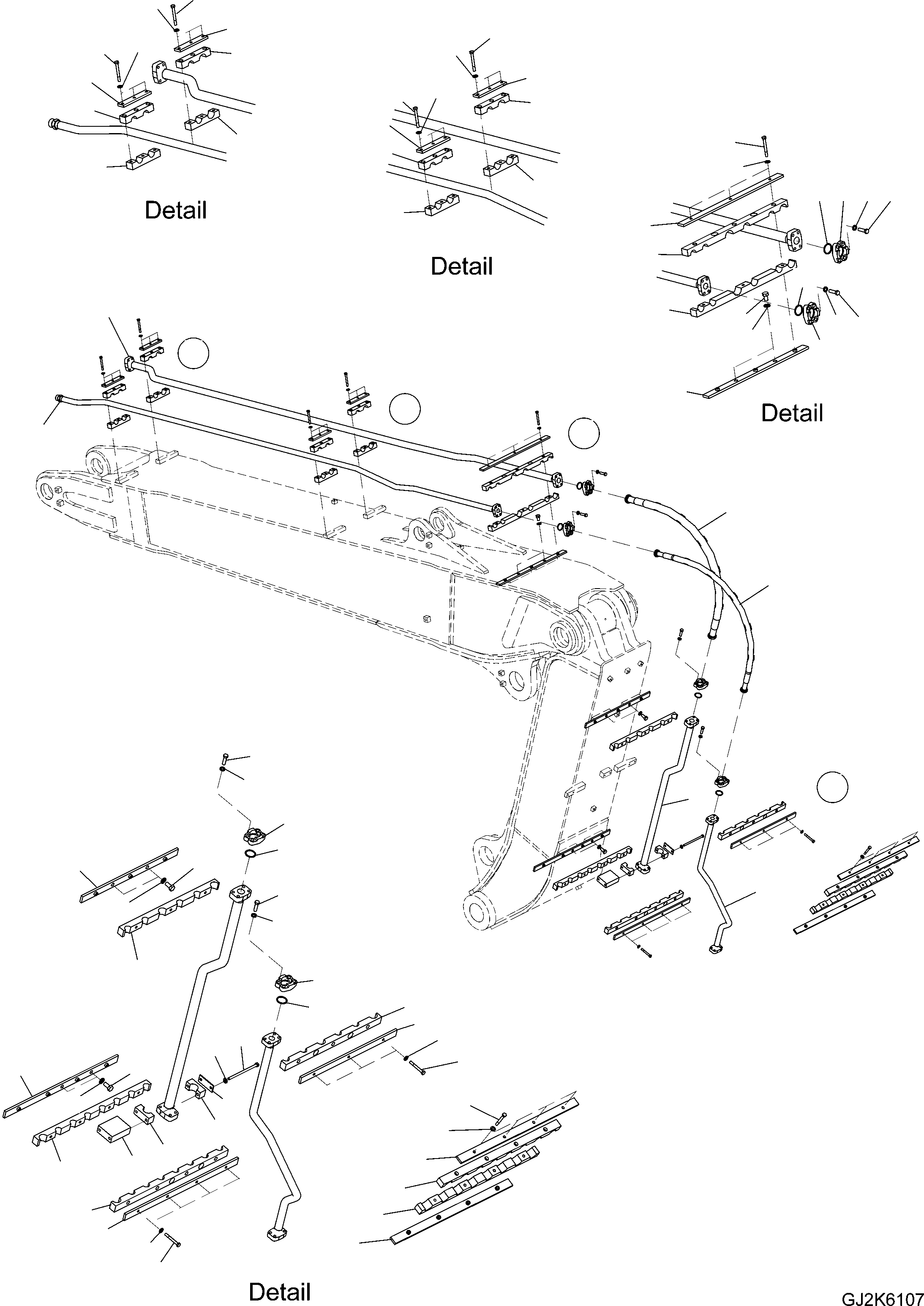 Шланг 07099-01013 KOMATSU