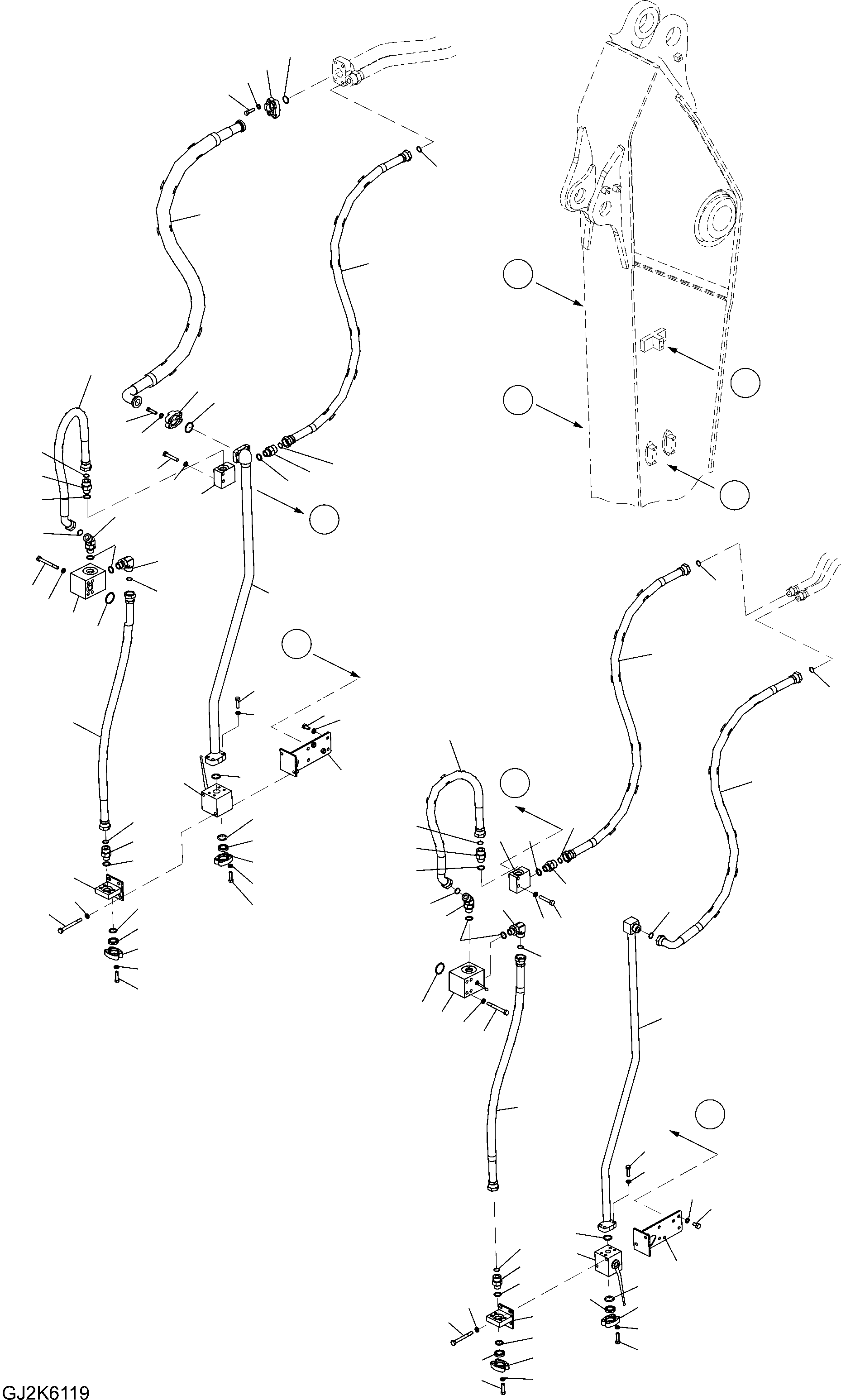 Шланг 02779-206A8 KOMATSU
