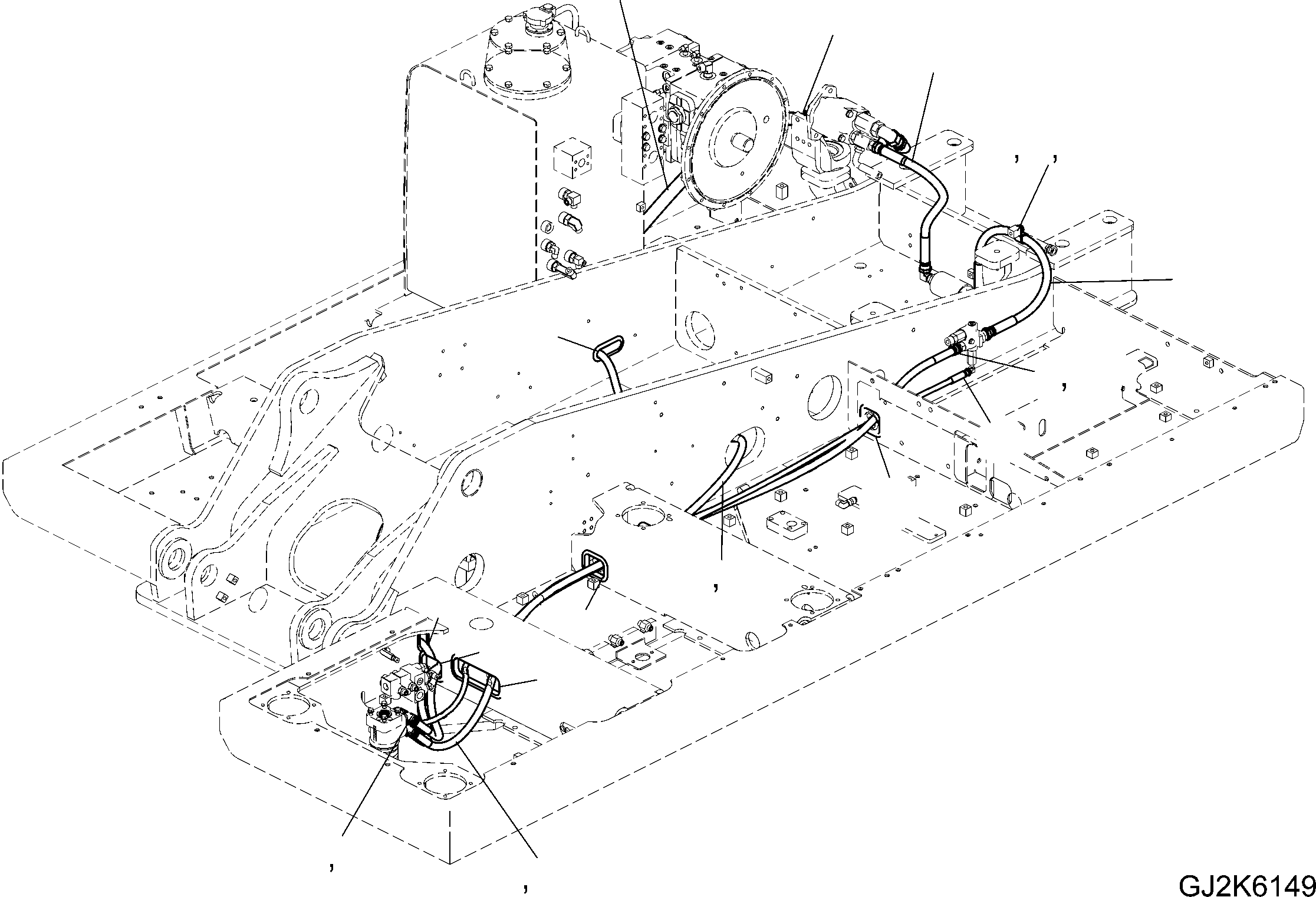 Шланг 07185-01016 KOMATSU