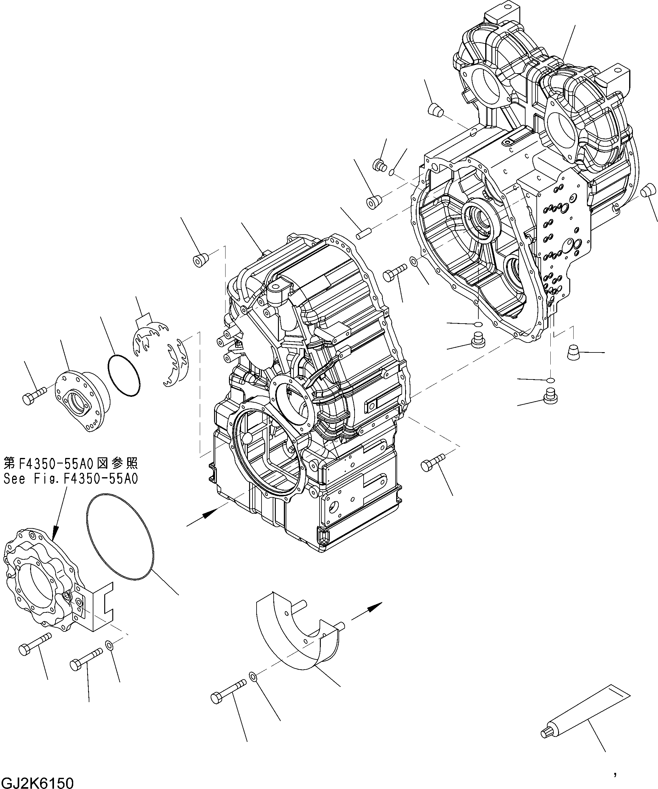 CASE, REAR 714-17-38121 KOMATSU
