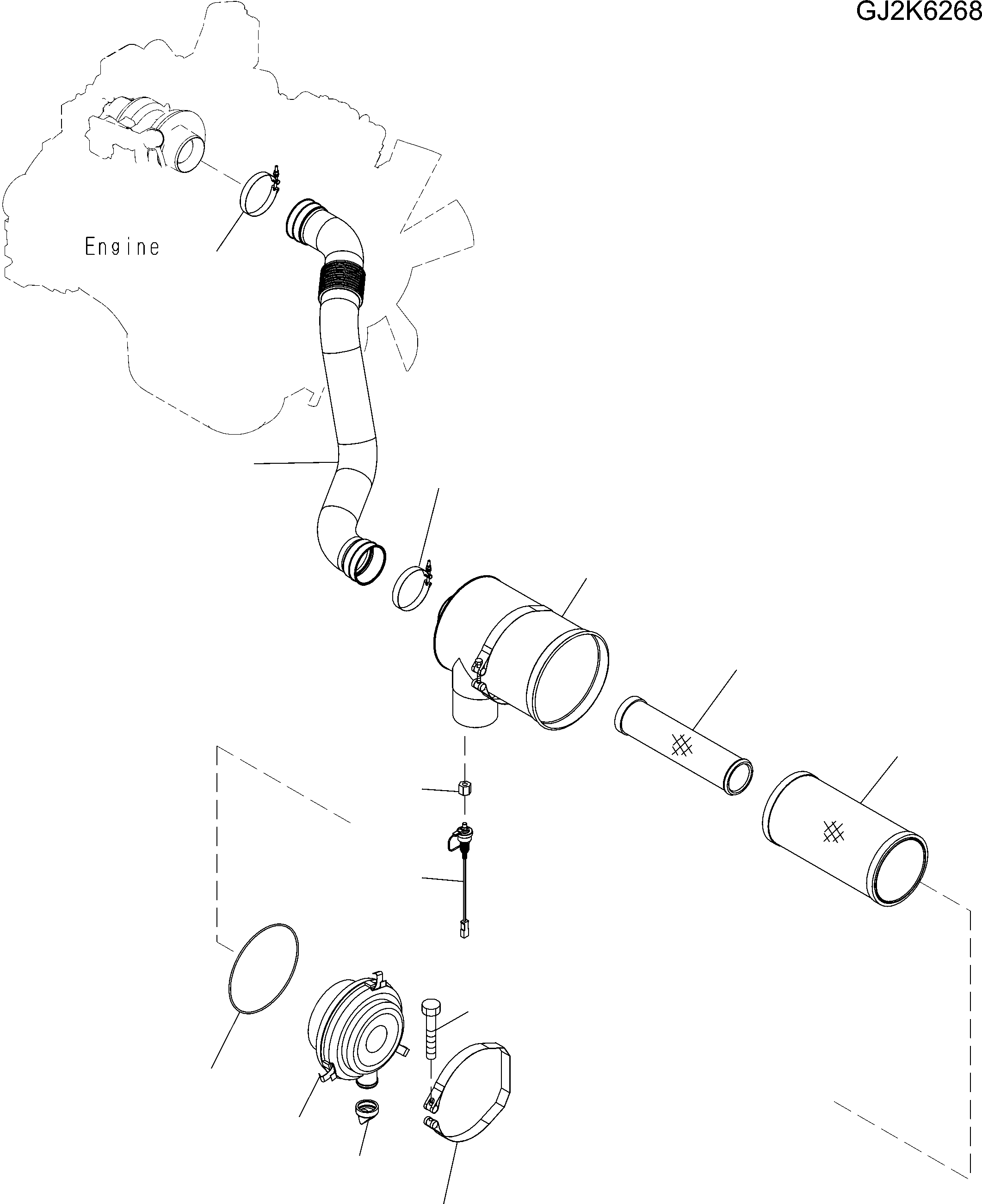 Шланг 20J-01-11141 KOMATSU