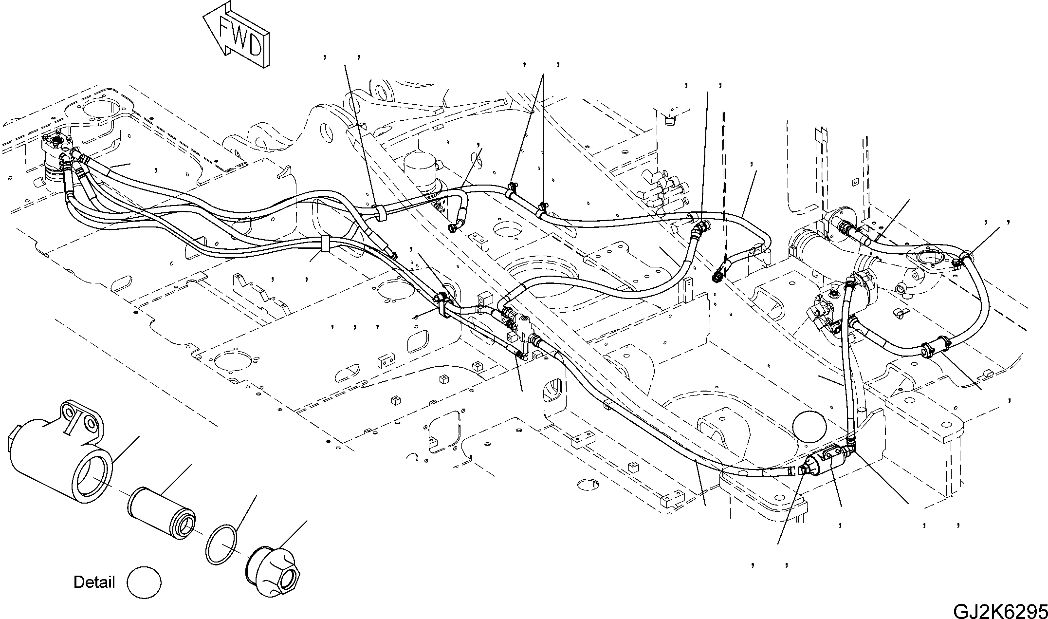 Шланг 02765-00422 KOMATSU