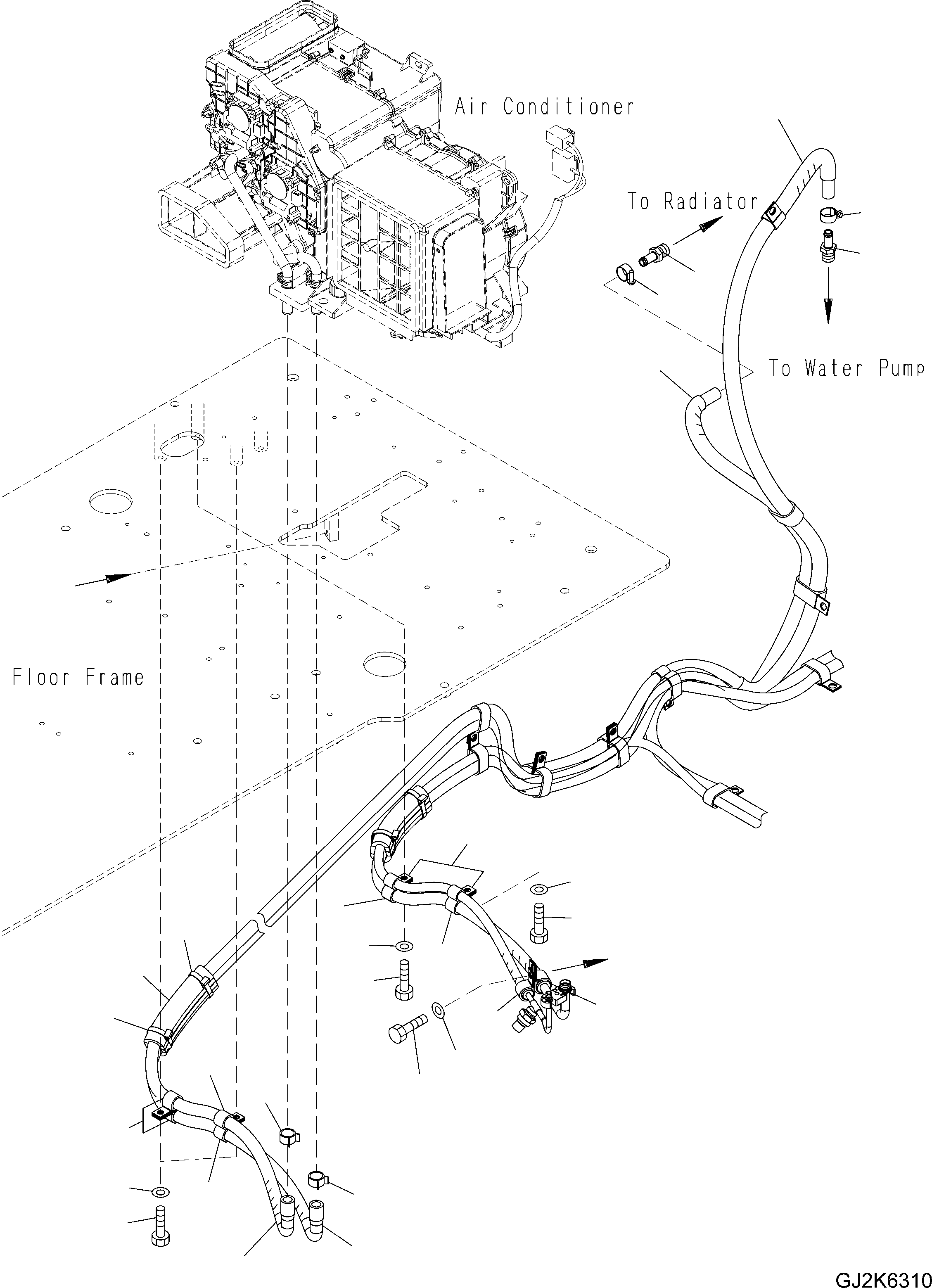 Шланг 20G-979-3371 KOMATSU