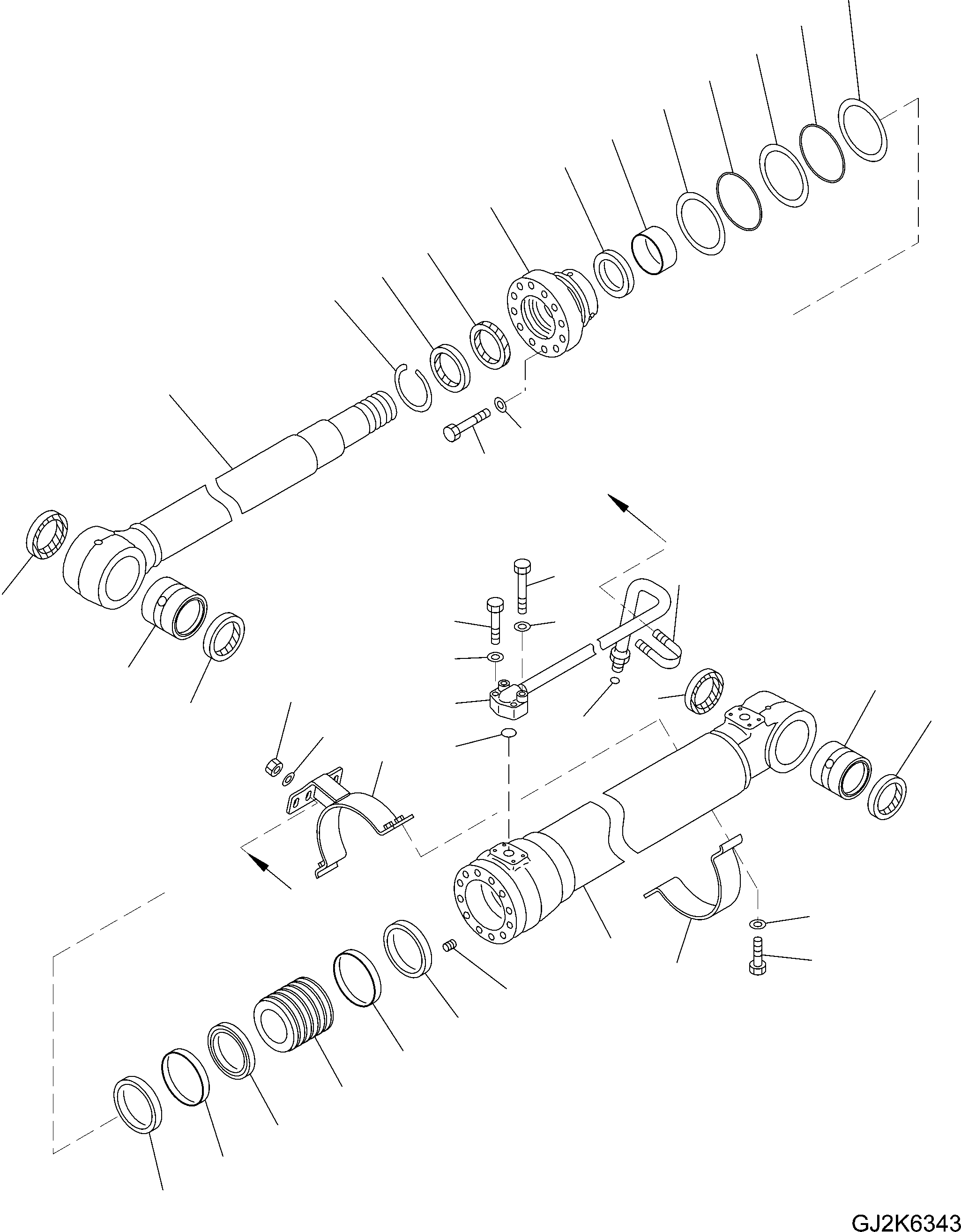 Seal Kit, Boom Adjust Cylinder 707-99-66270 KOMATSU