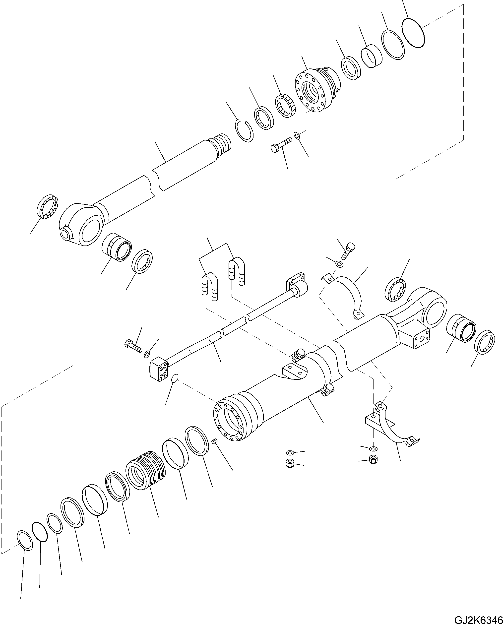 Seal Kit, Bucket Cylinder 707-99-37370 KOMATSU