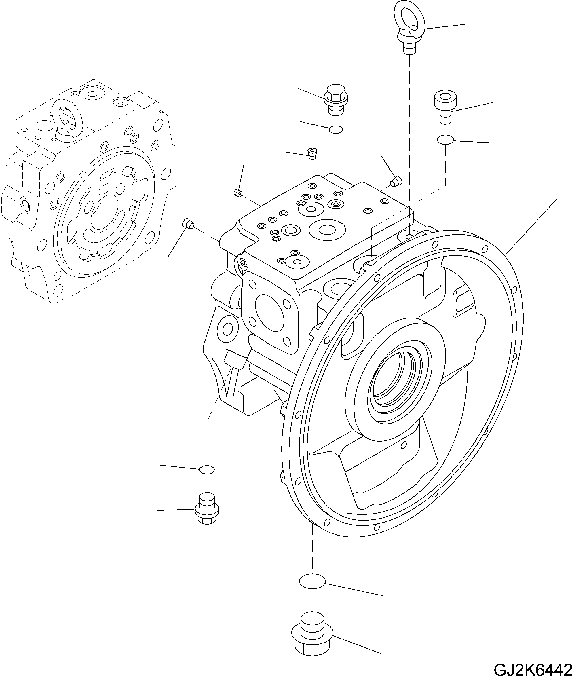 MAIN PUMP 708-1L-00690 KOMATSU