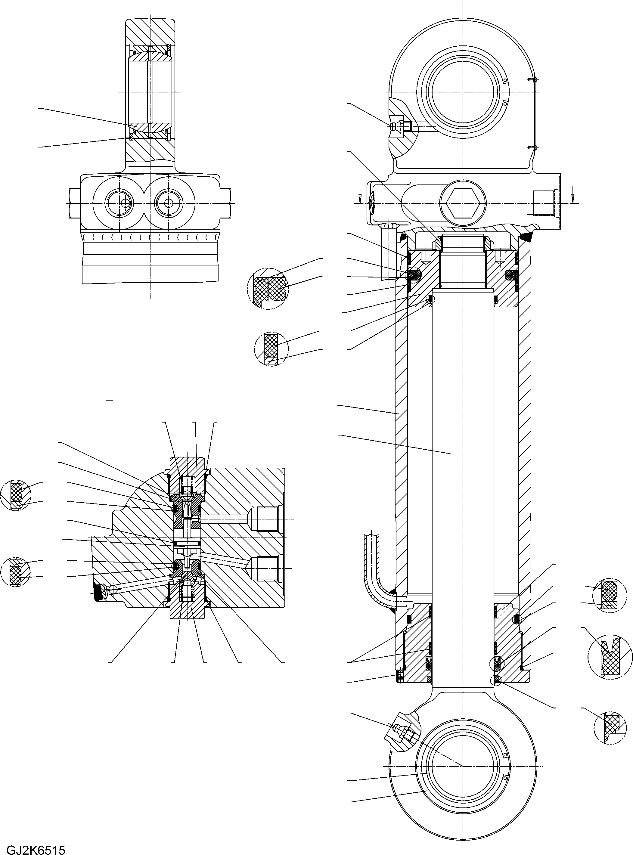 U-Ring, (Kit : K02) 20E-61-31270 KOMATSU