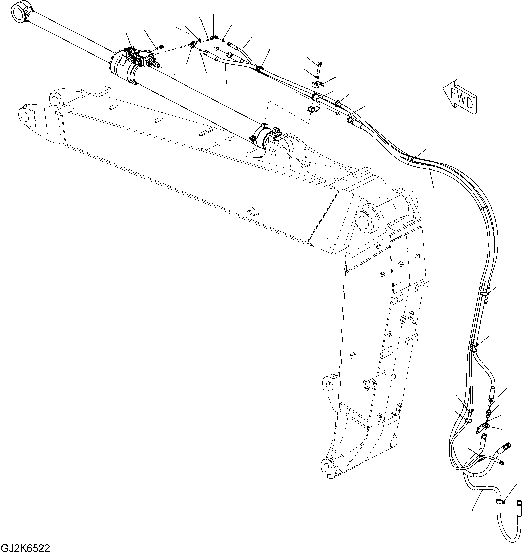 Шланг 02777-00533 KOMATSU