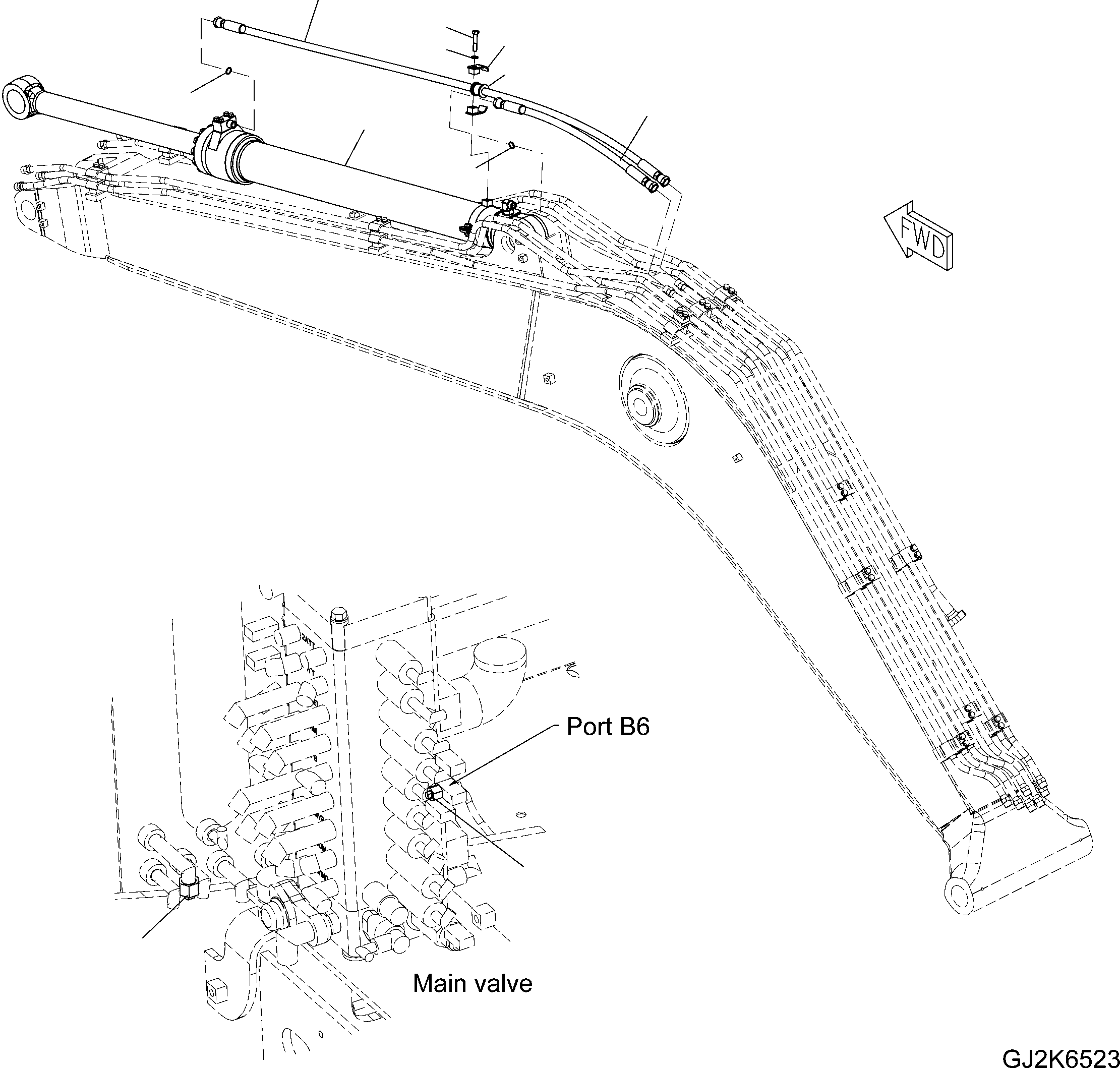 Шланг 02777-00521 KOMATSU