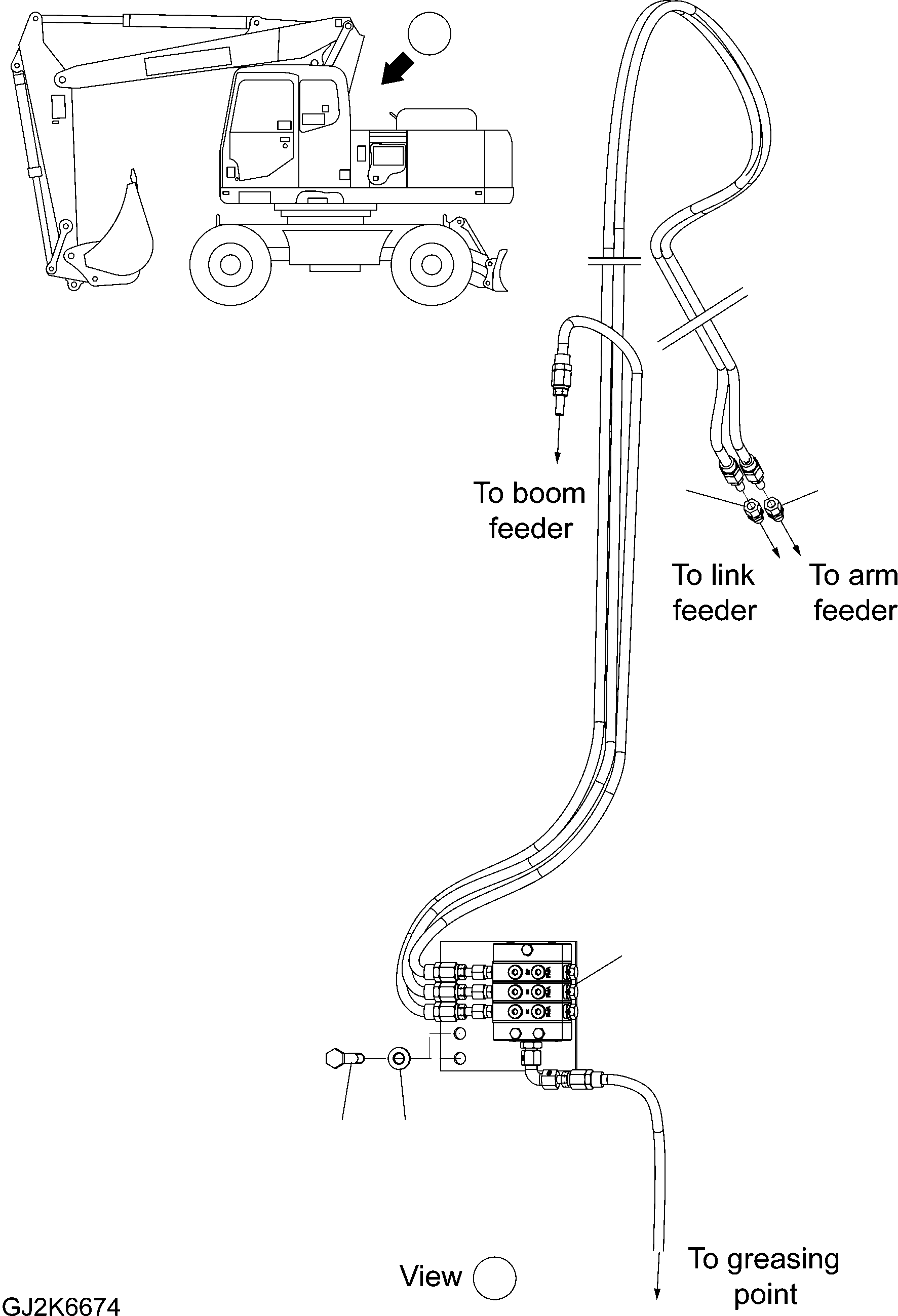 Соединительный штуцер 42W-09-H3540 KOMATSU