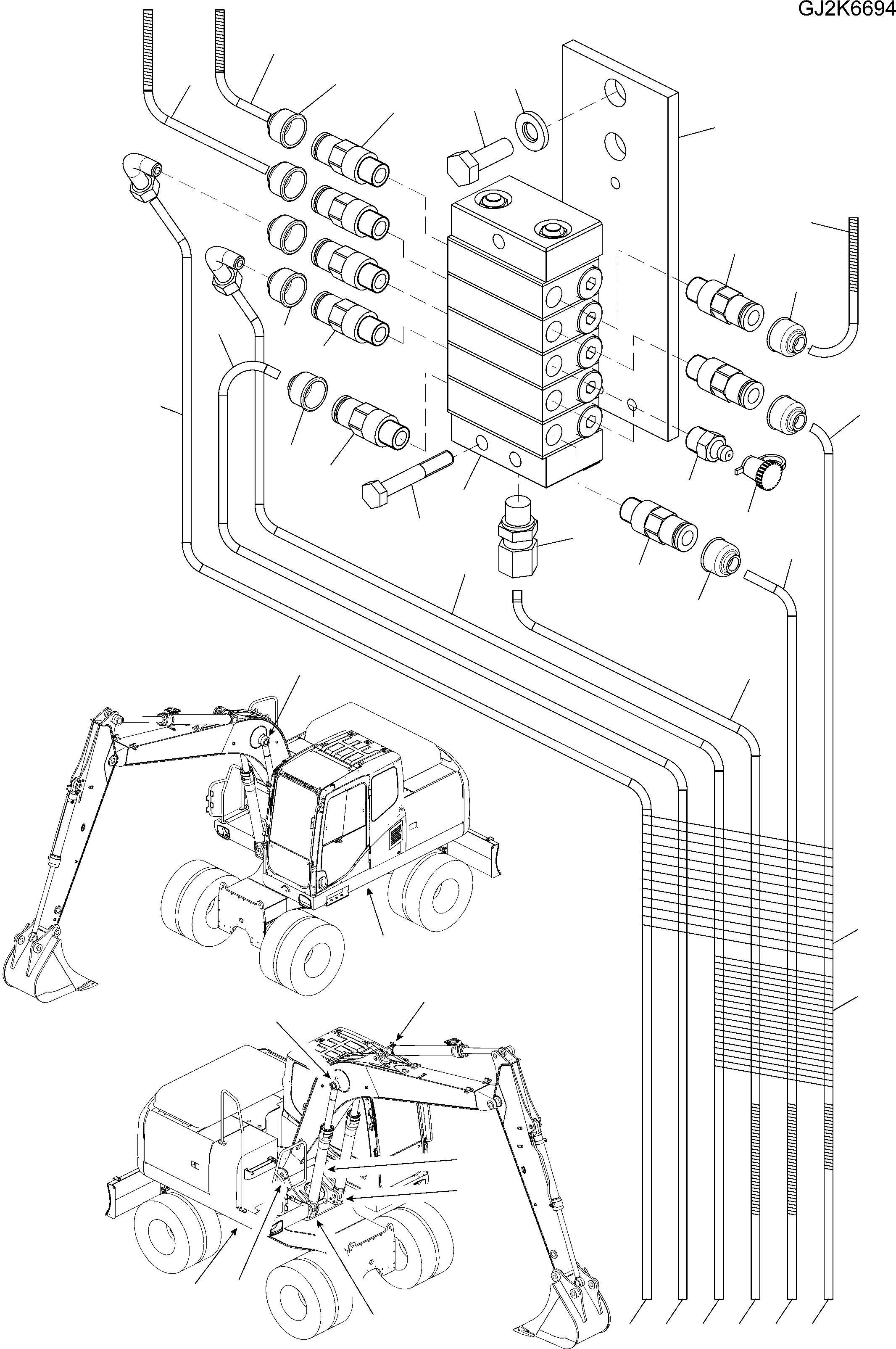 Шланг 42W-09-H4840 KOMATSU
