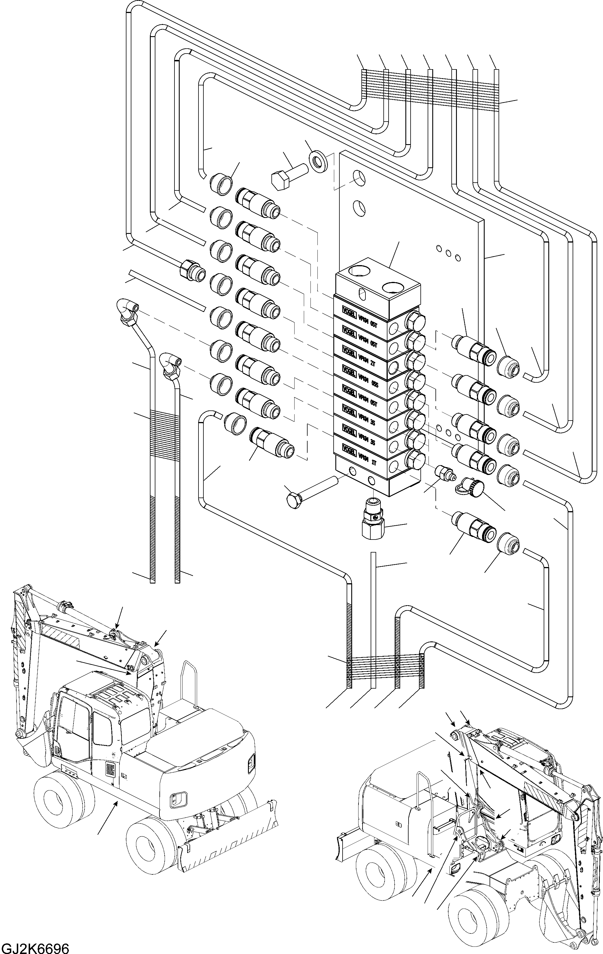 HOSE (MARK 4) 42W-09-H3810 KOMATSU