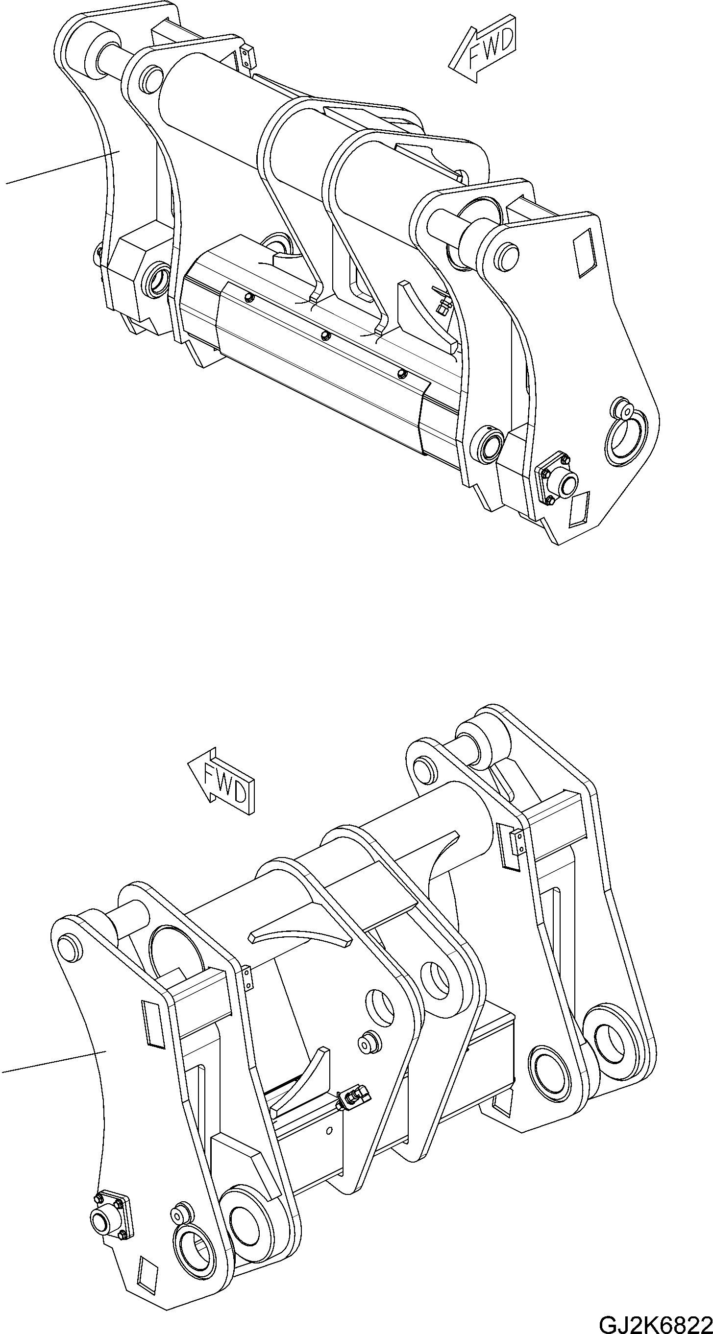 Quick Coupler (424-73-H2050) KOMATSU