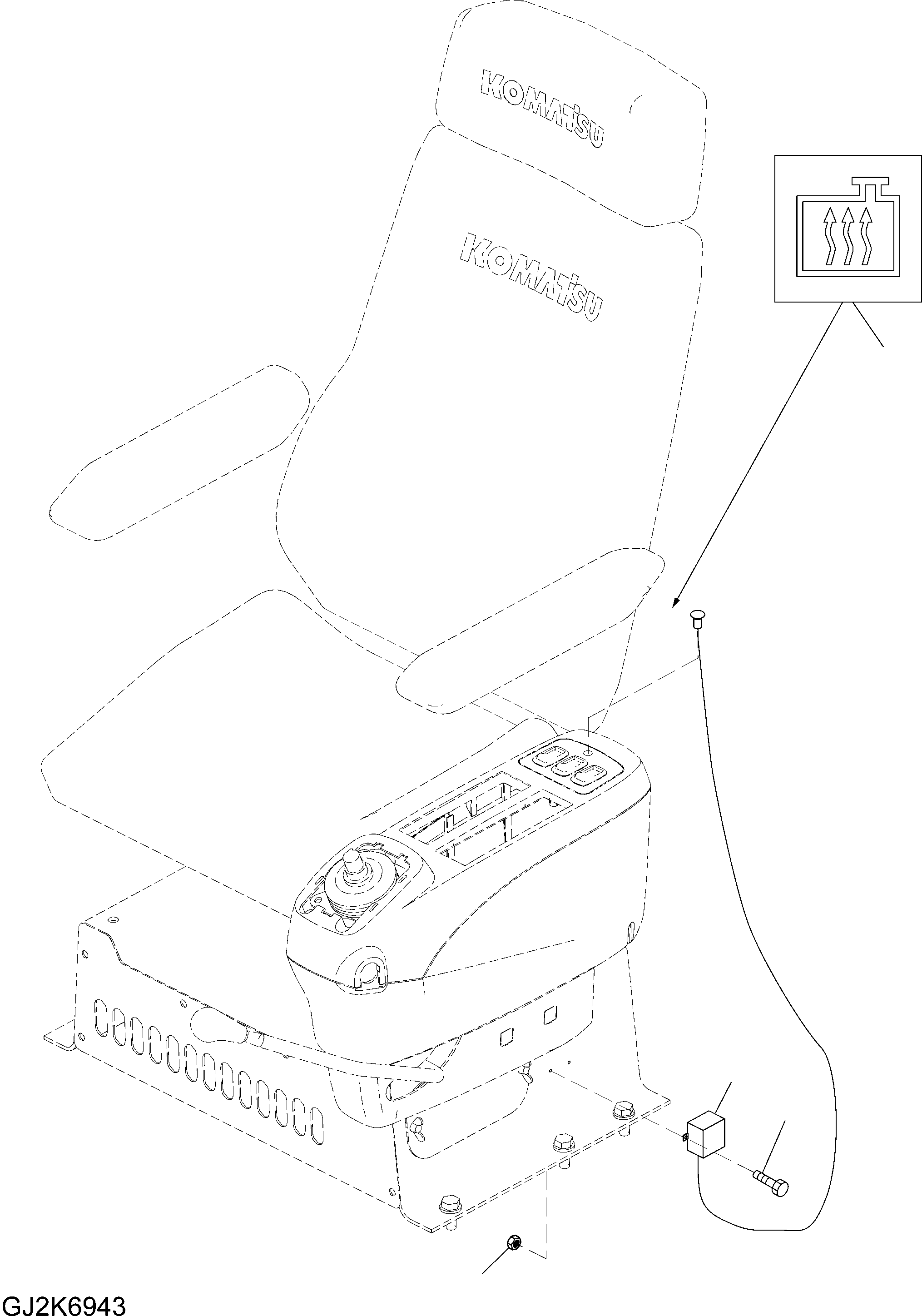 Контроллер 20E-04-H0P59 KOMATSU