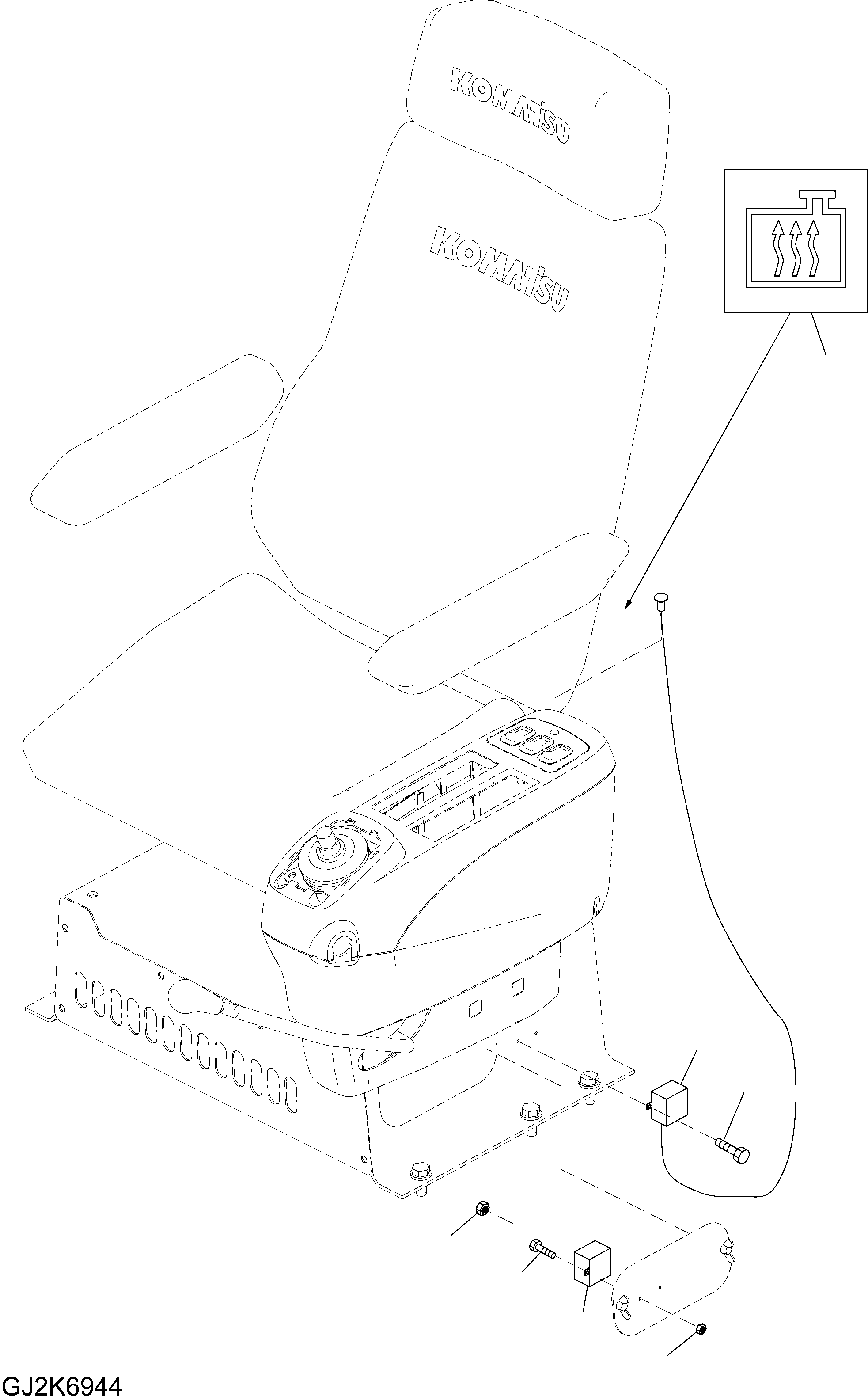 Контроллер 20E-04-H0P58 KOMATSU