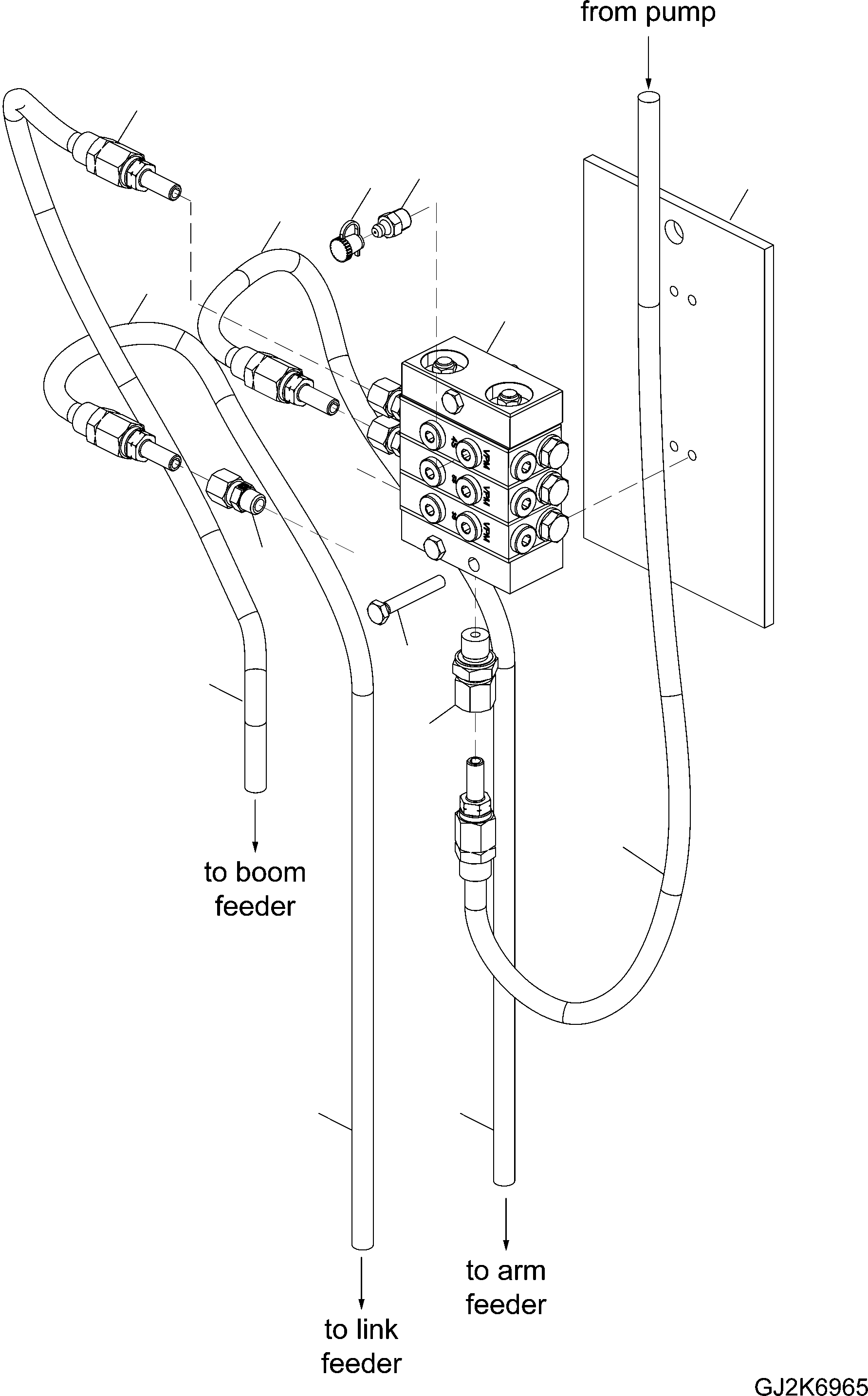 Монтажная пластина 42W-09-H5470 KOMATSU