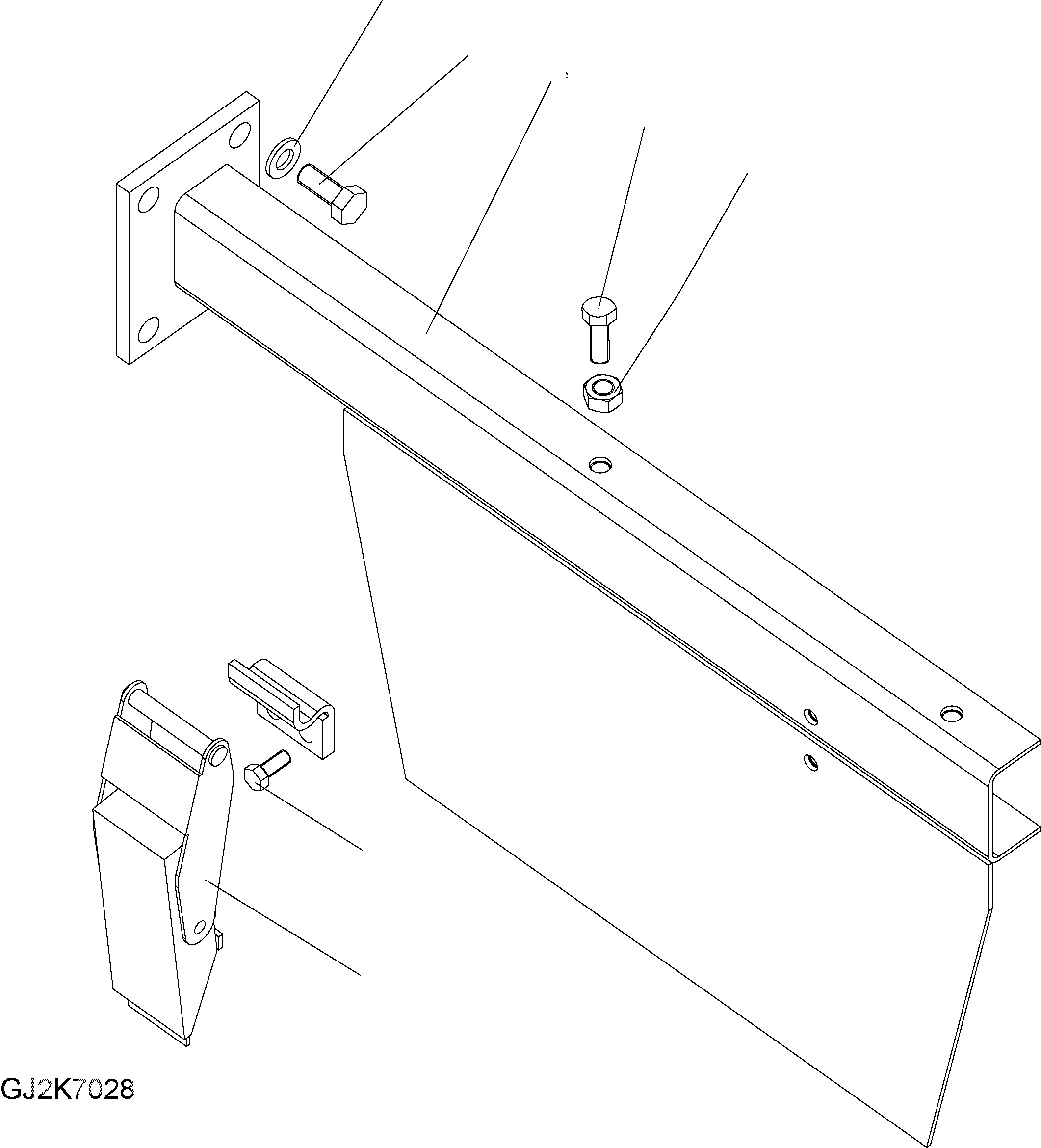 PROTECTION ASSEMBLY, RHS 425-54-H4B90 KOMATSU