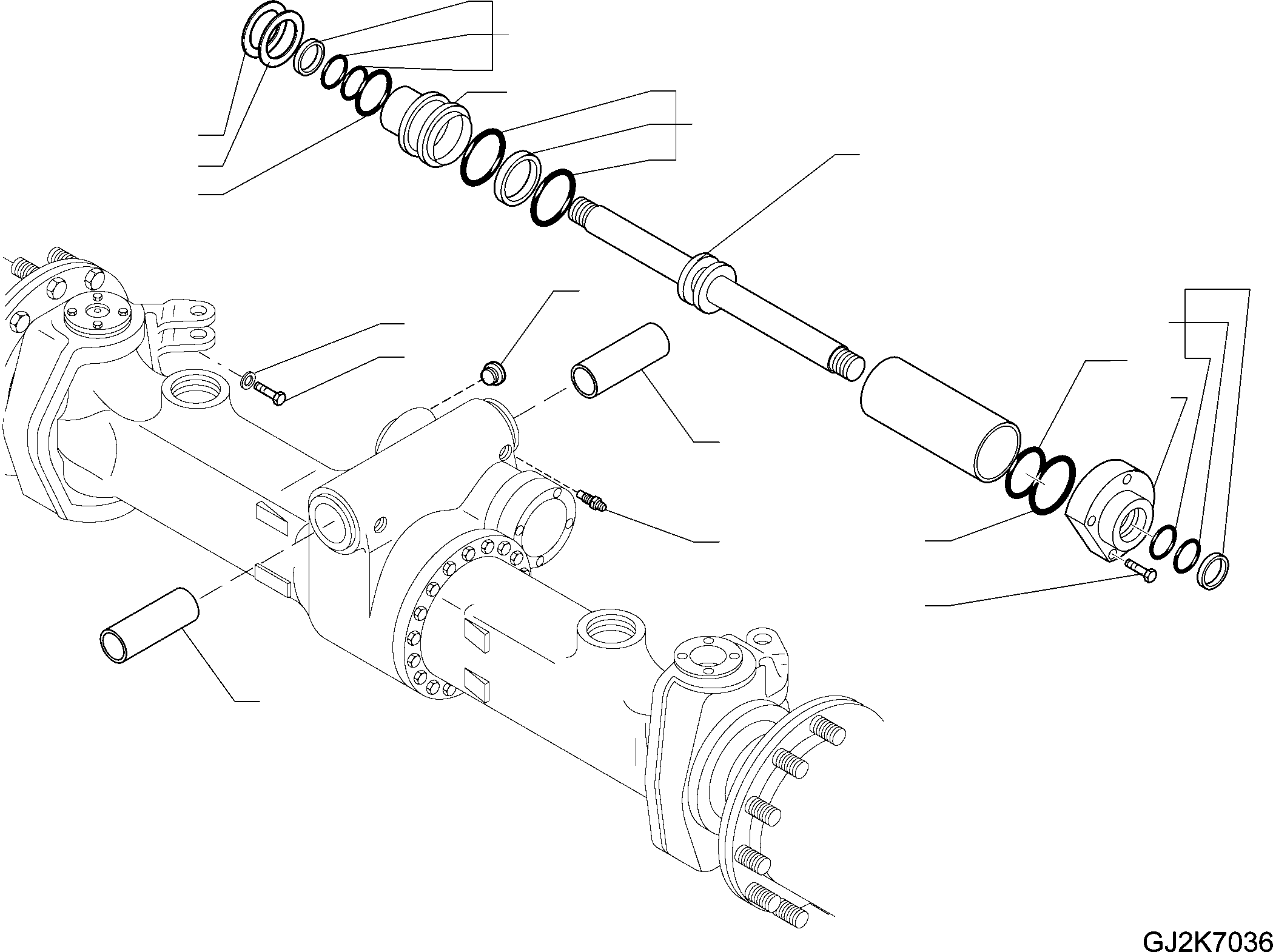 Комплект уплотнений 20J-23-11150 KOMATSU