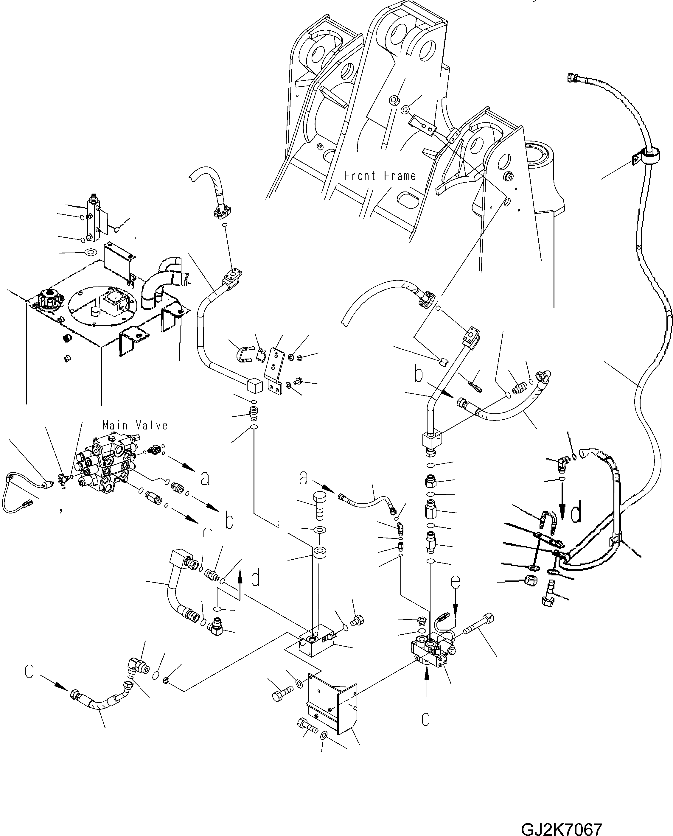 U-образный болт (стремянка) 02783-33450 KOMATSU