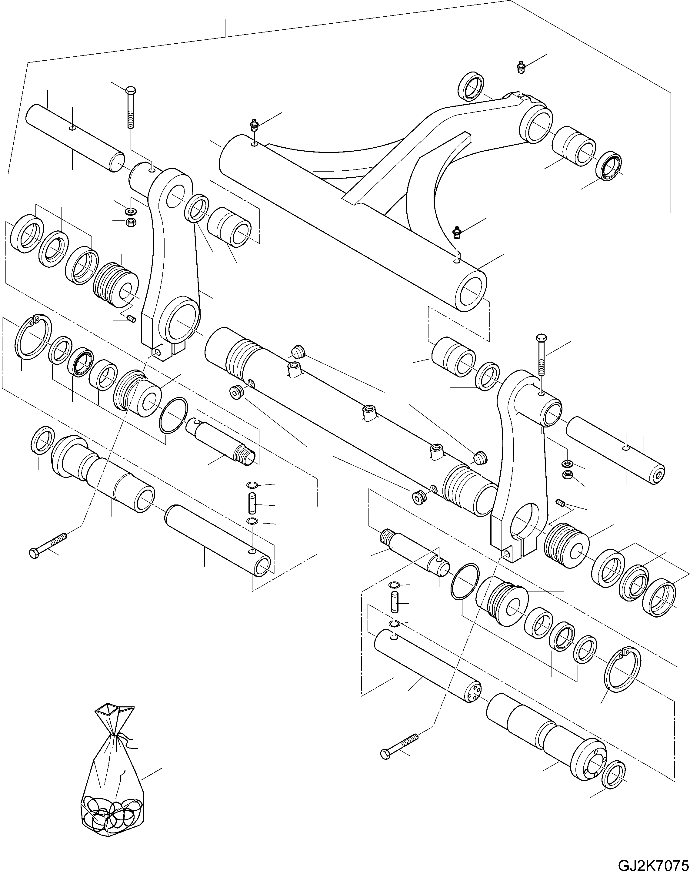Втулка 42U-70-11E90 KOMATSU