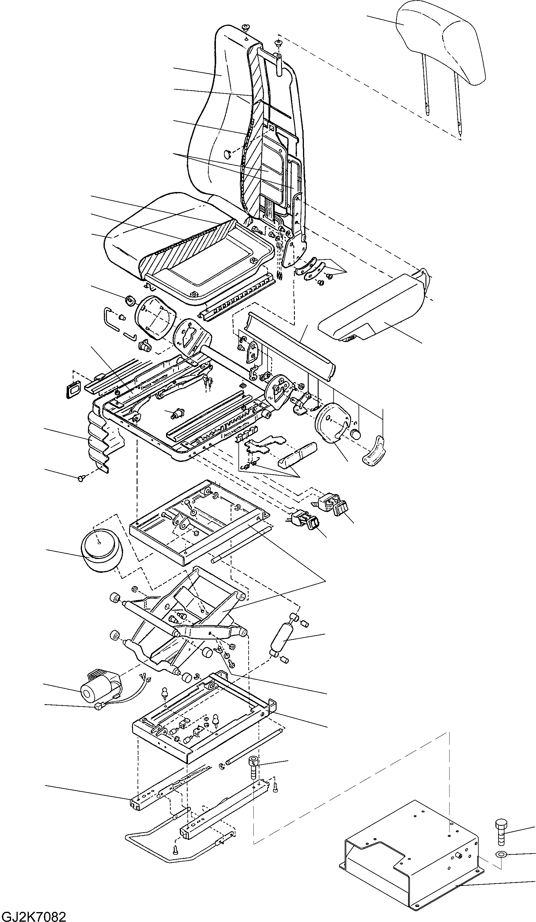 LATCH BACKREST 421-960-HP31 KOMATSU