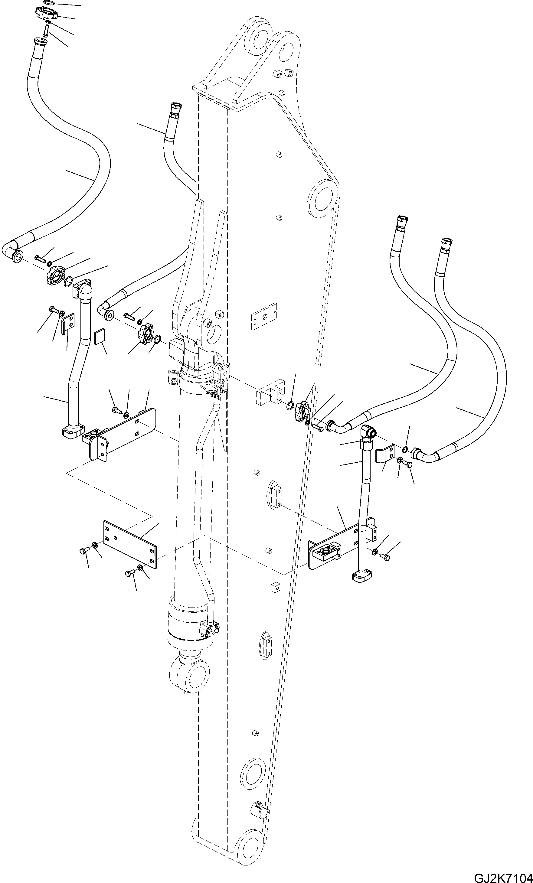 Шланг 20G-62-35410 KOMATSU
