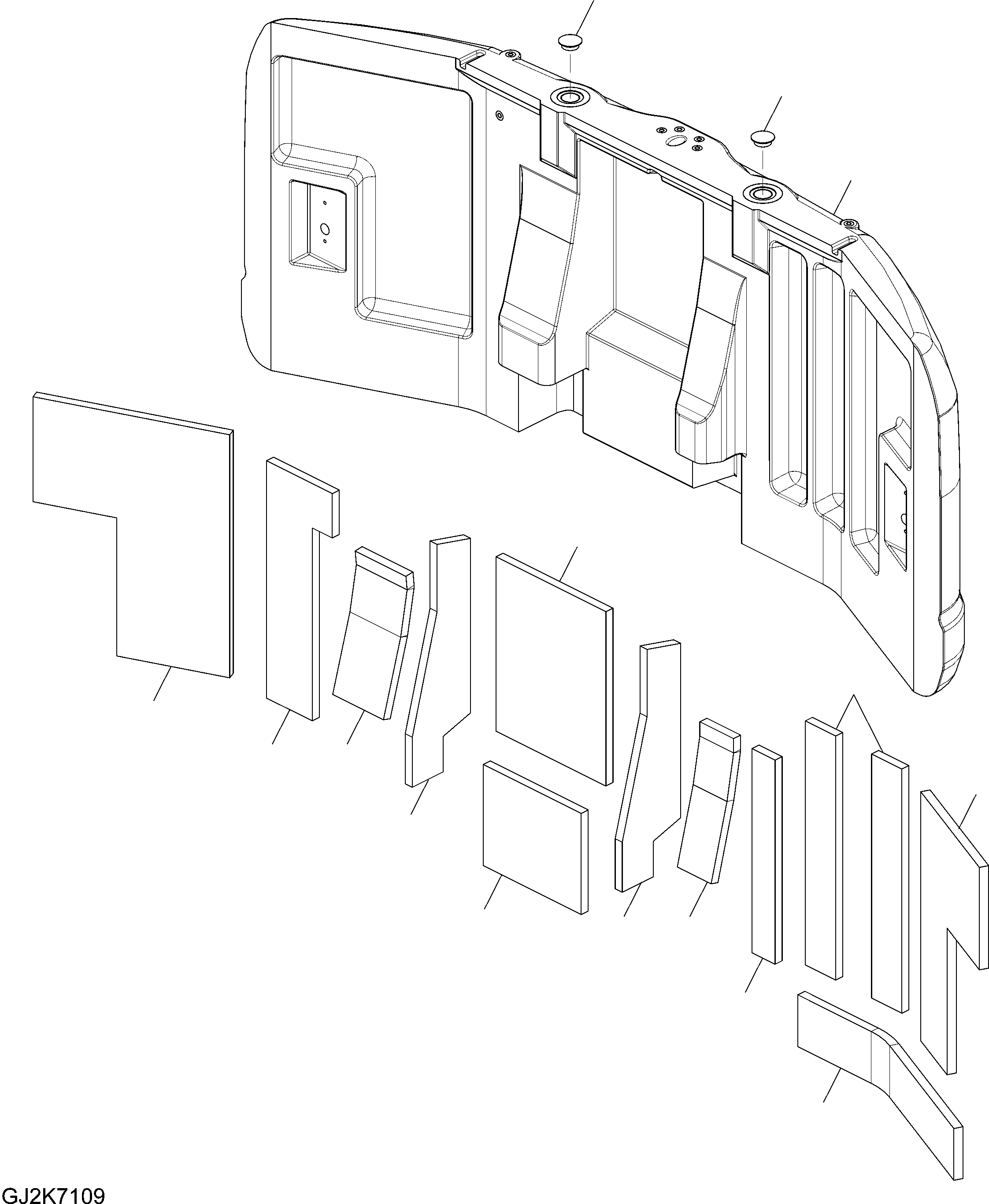 COUNTER WEIGHT 20E-46-41110 KOMATSU