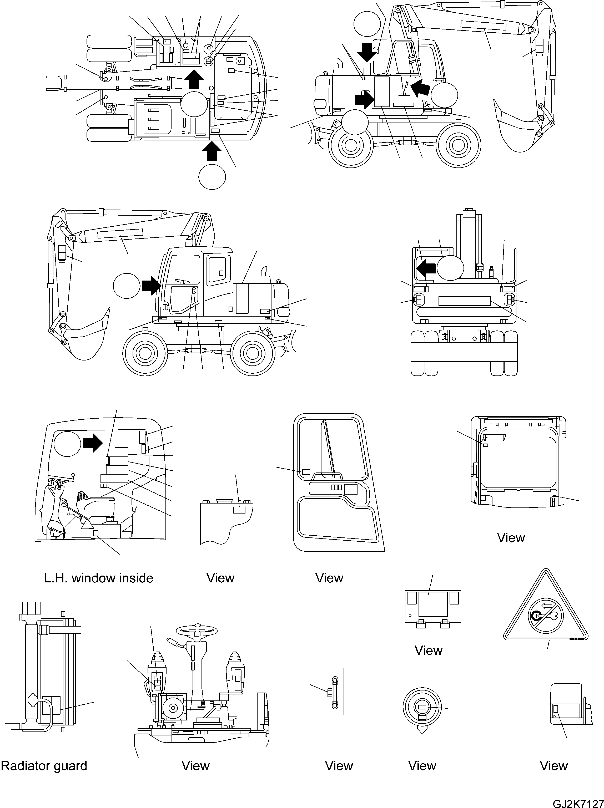 PLATE, HOT LIQUID 09653-A0841 KOMATSU