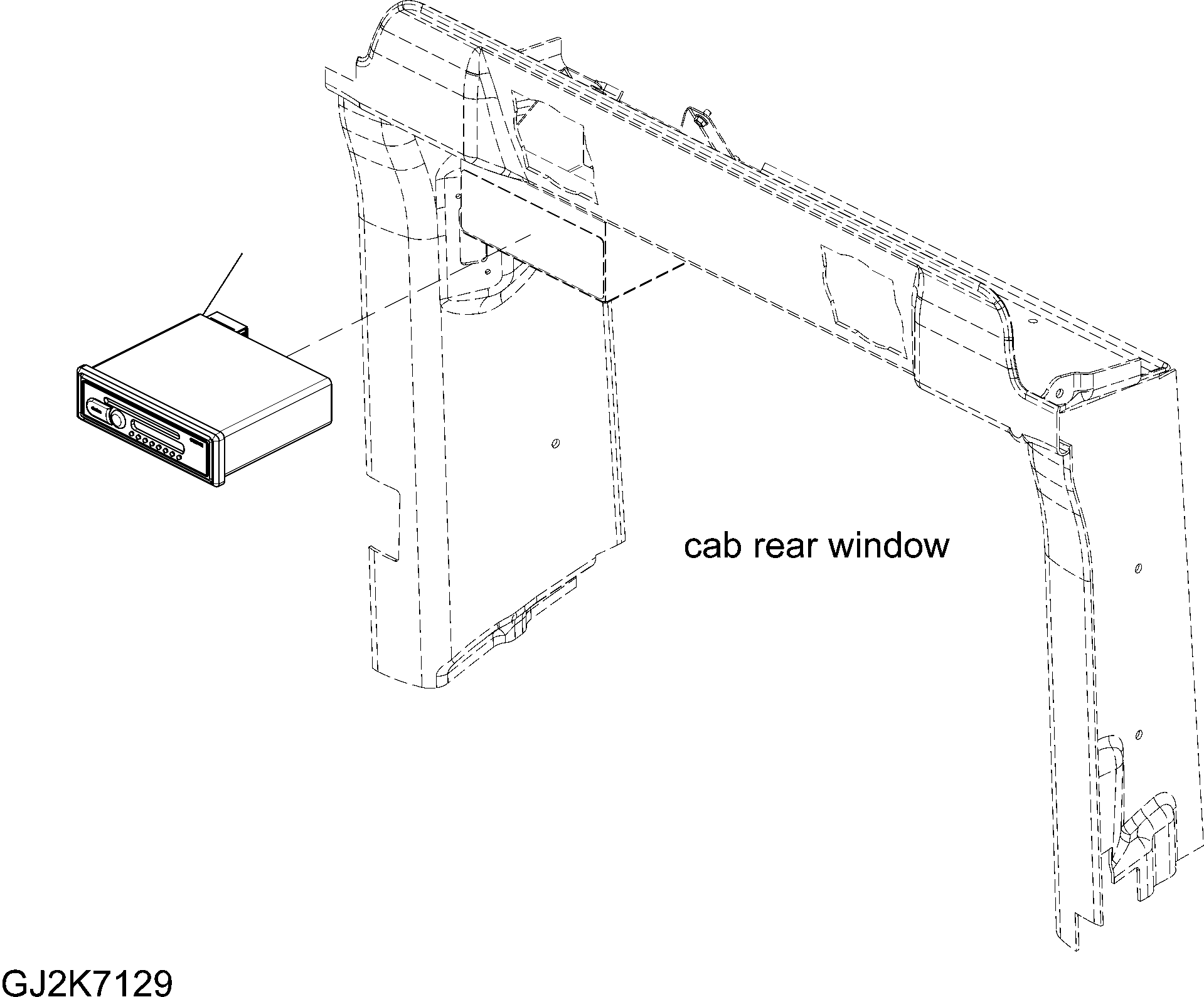 RADIO, (WITH CD) 20E-06-41370 KOMATSU