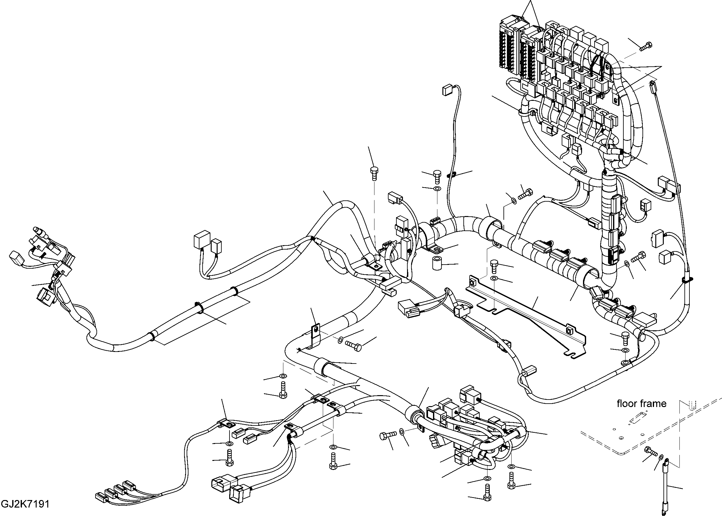 Жгут проводов 20G-06-41211 KOMATSU