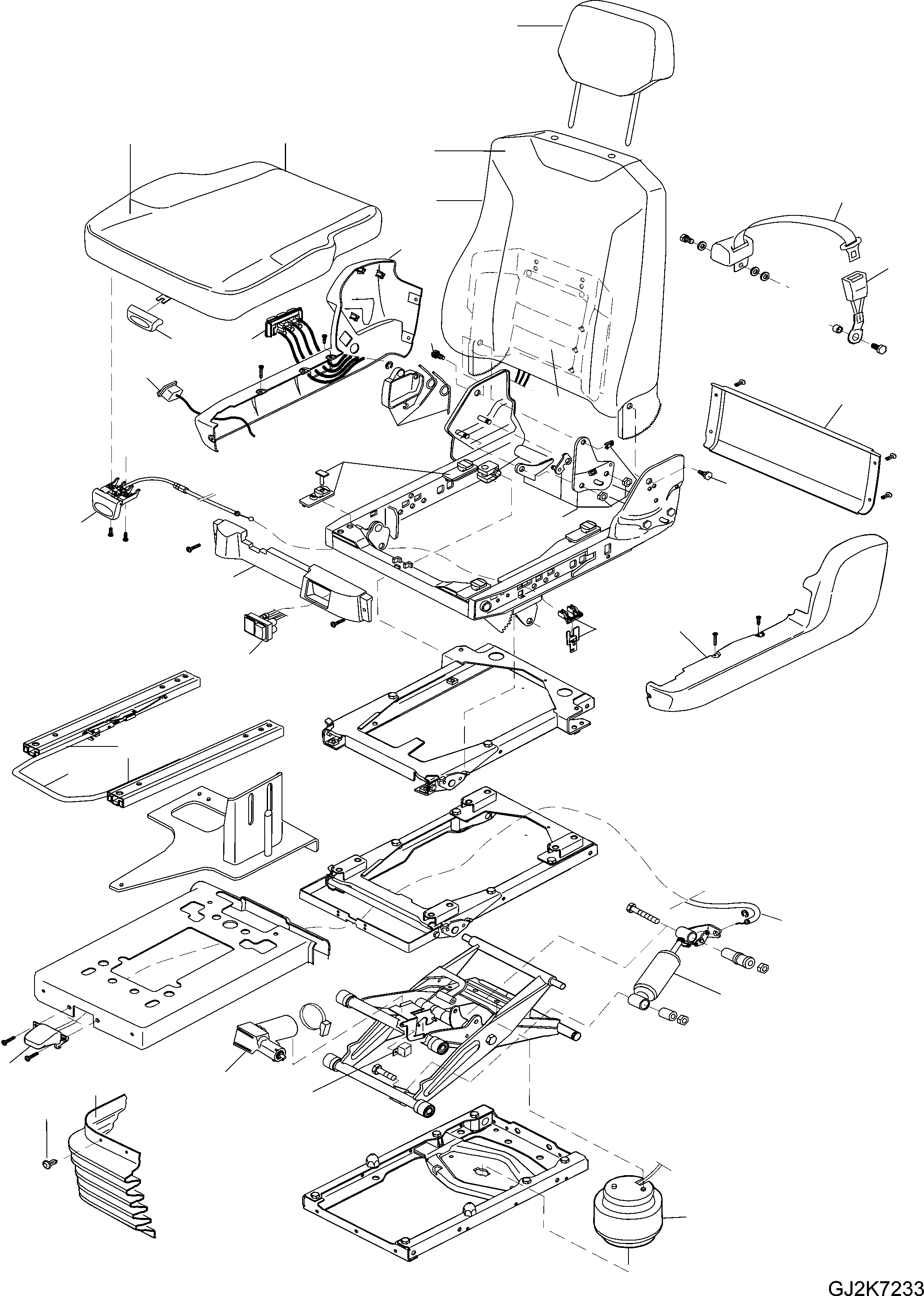 BELT, LAP 421-57-H0R09 KOMATSU