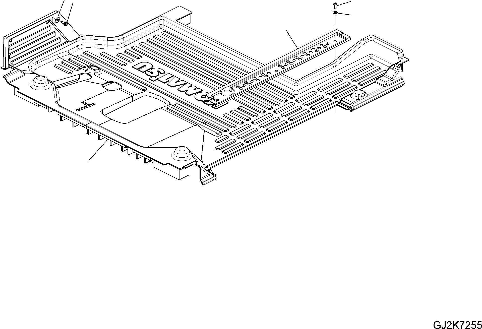 Коврик пола 20G-54-41320 KOMATSU