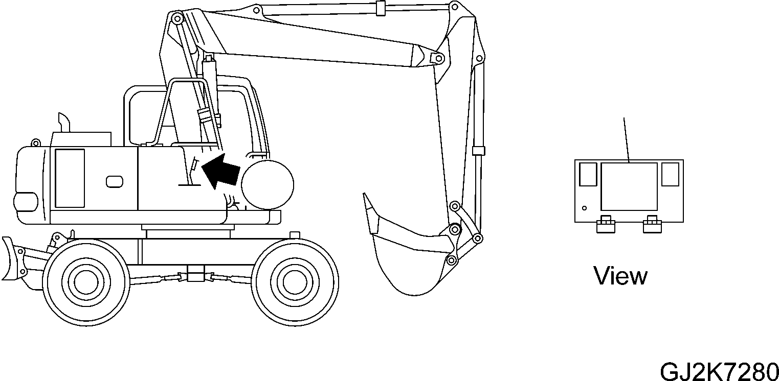 LUBRICATION CHART, CENTRAL LUBRICATION, (STD) 20E-00-41141 KOMATSU