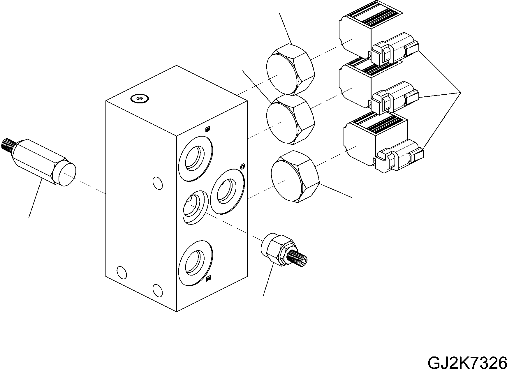 Solenoid Valve Assembly 20G-60-41130 KOMATSU