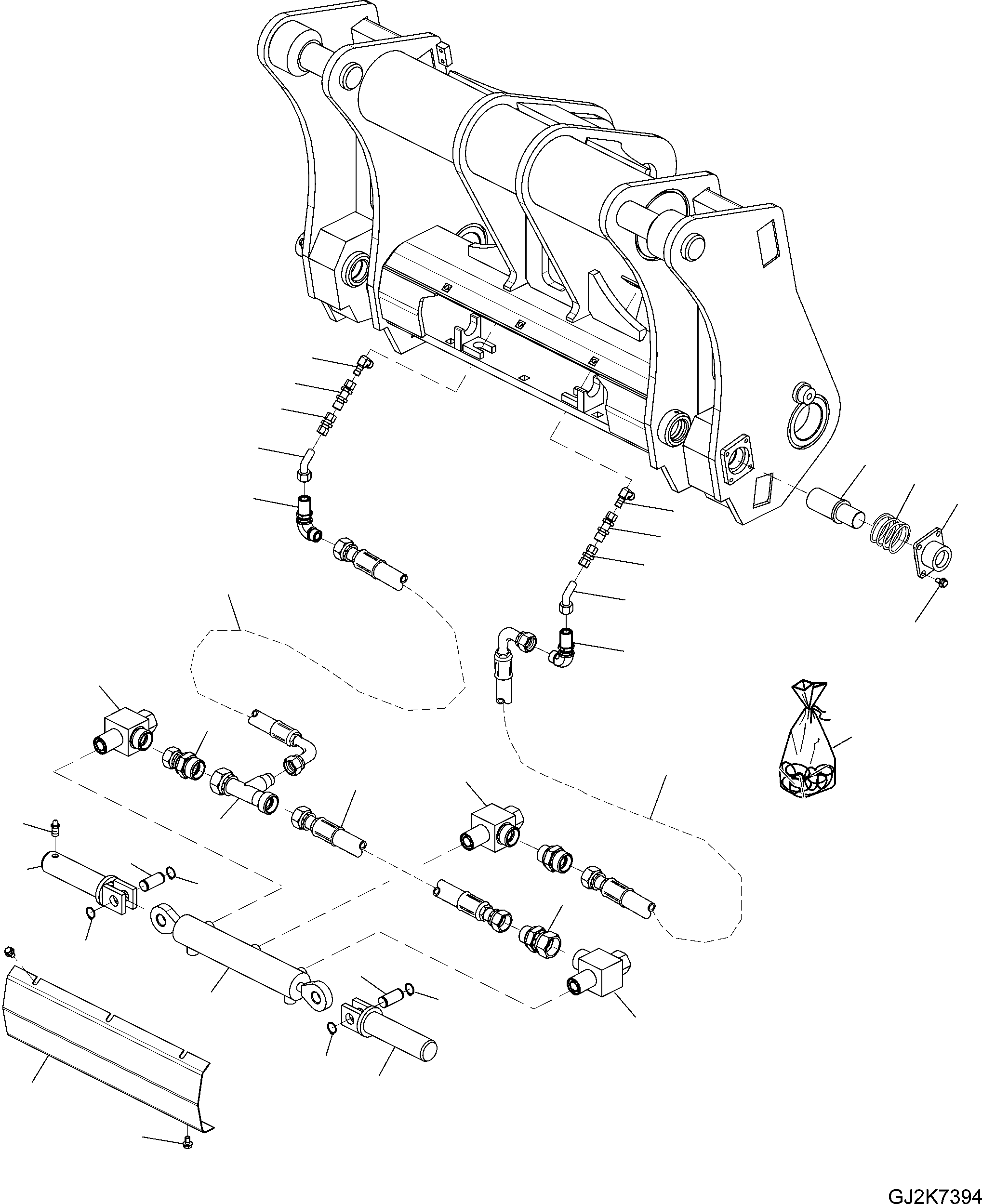Соединительный штуцер 418-71-H0P14 KOMATSU