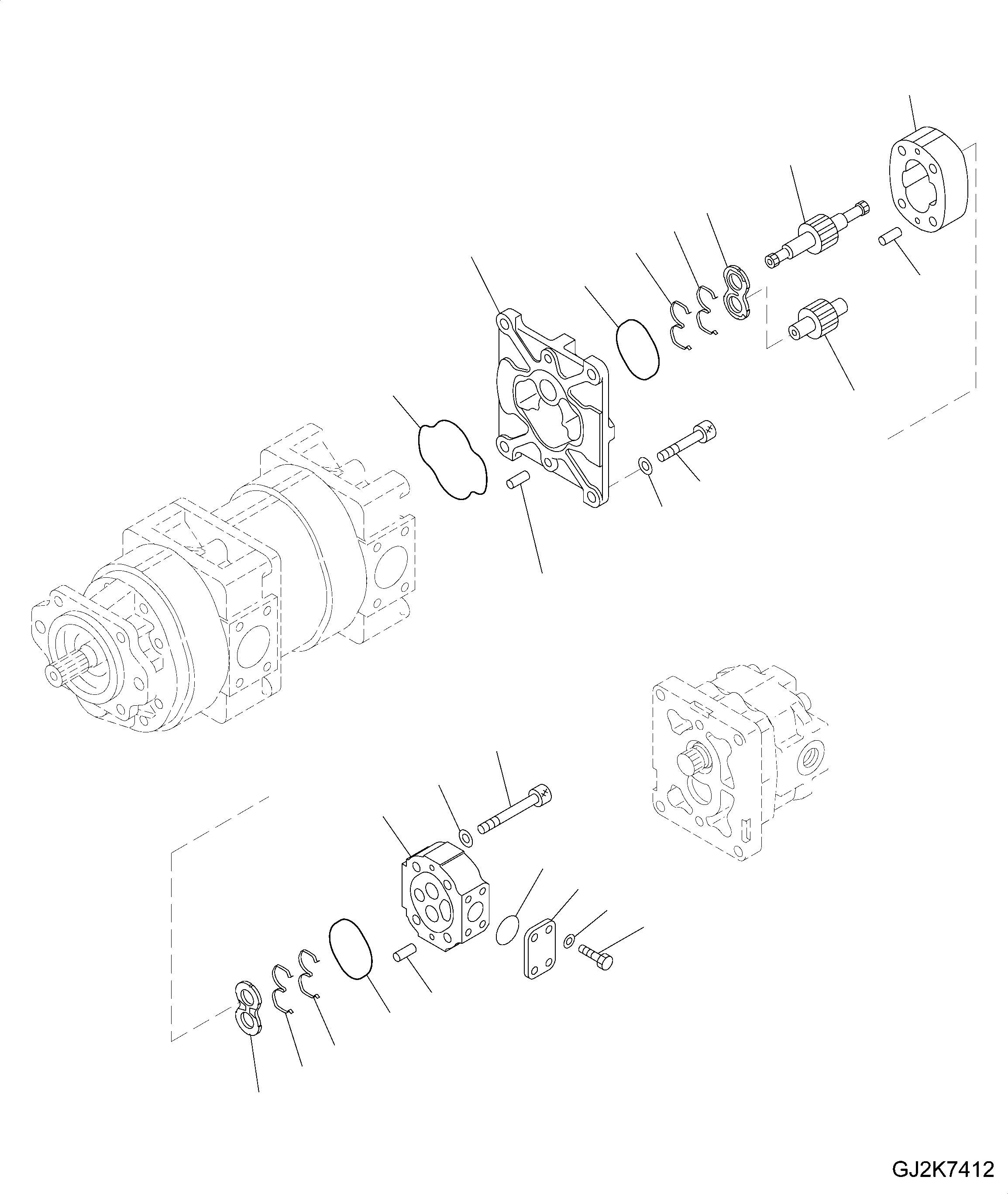 PUMP ASS´Y (SAL22) 705-35-27340 KOMATSU