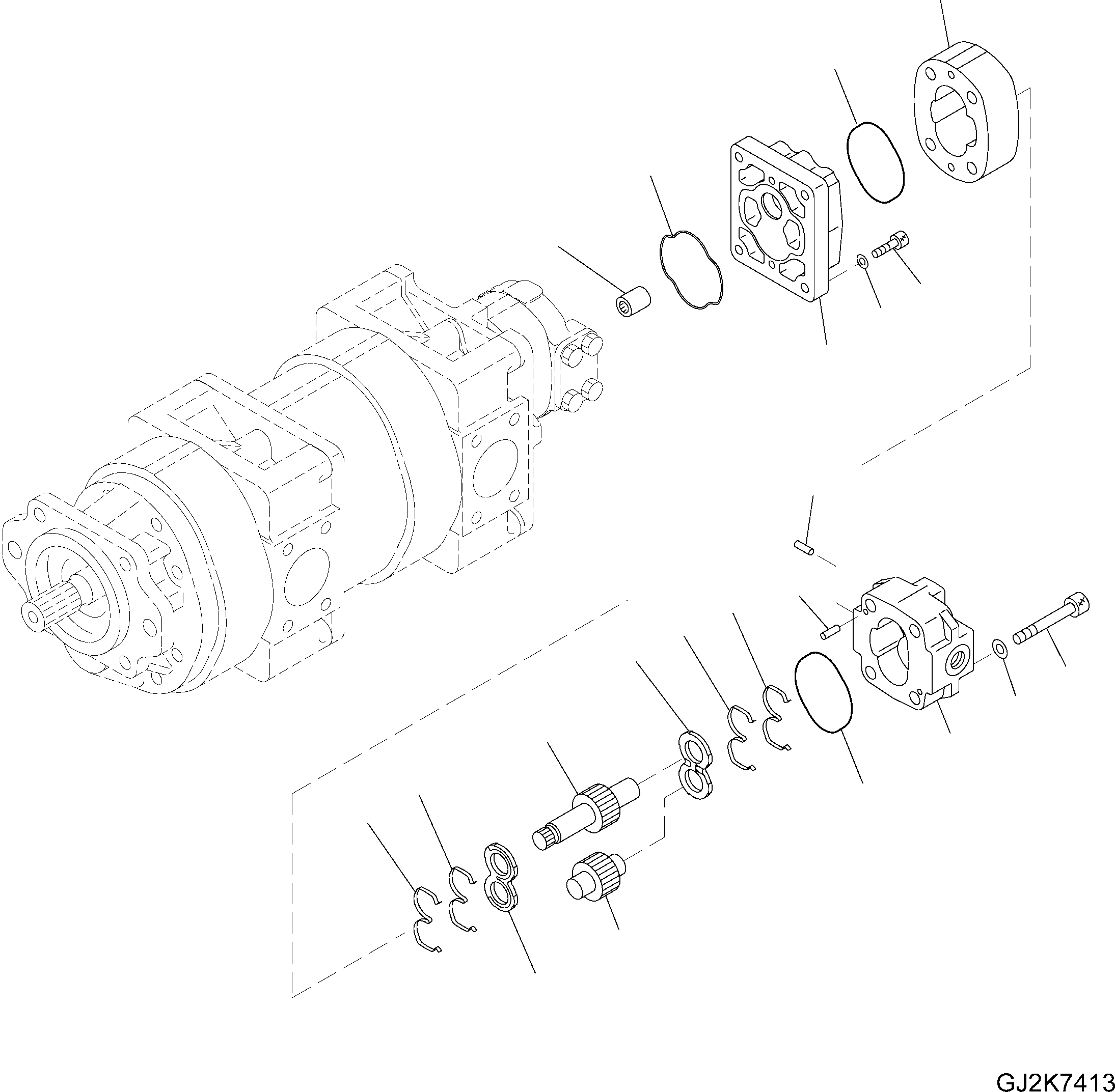 PUMP ASS´Y (SAL 8) 705-11-20740 KOMATSU