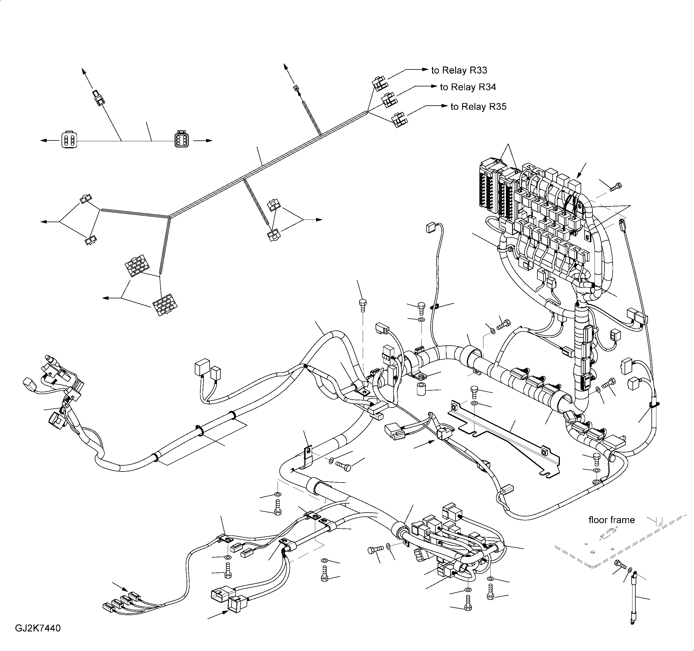 Жгут проводов 20G-06-41641 KOMATSU
