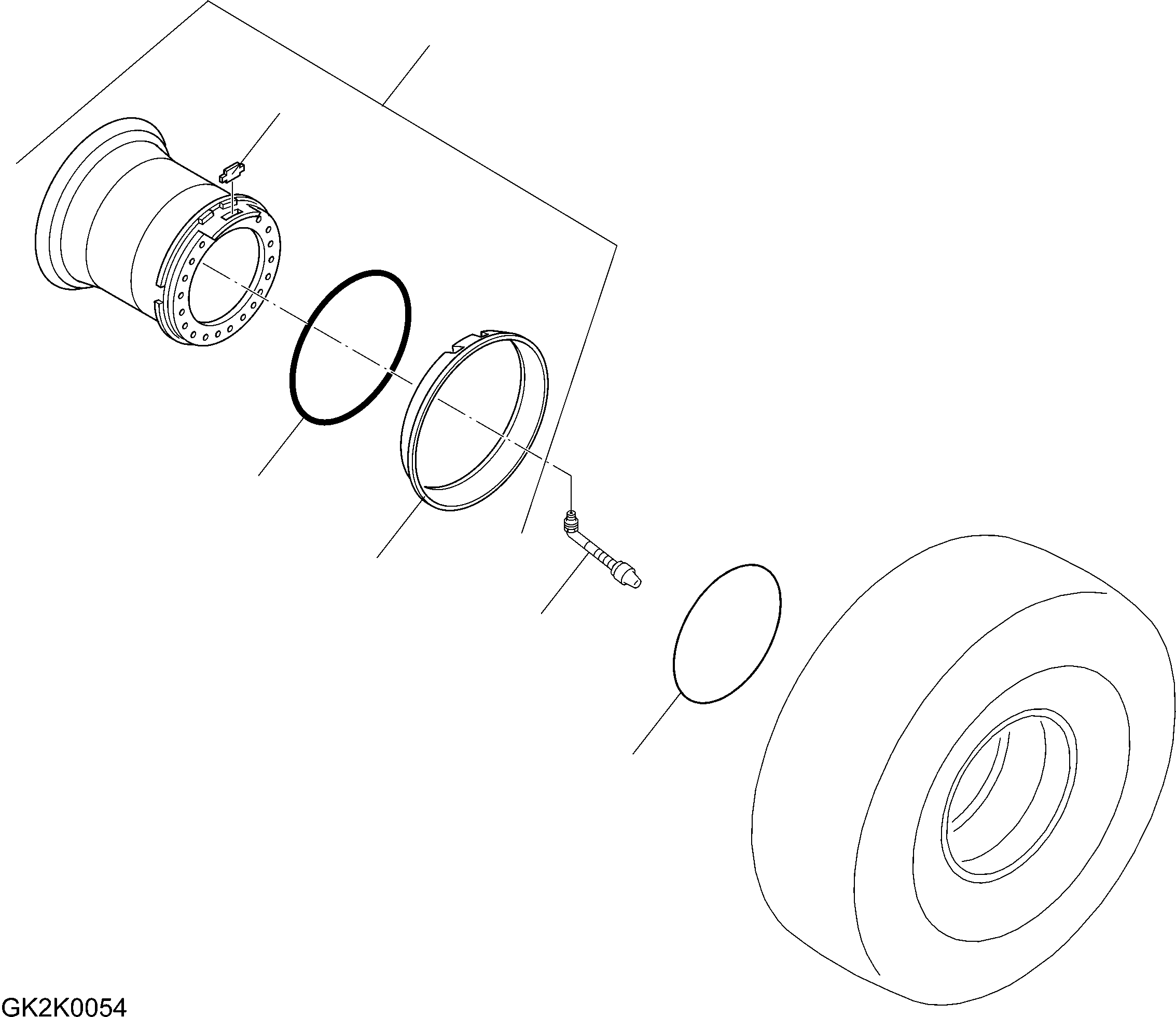 RIM, SIDE RING 425-30-H0P01 KOMATSU
