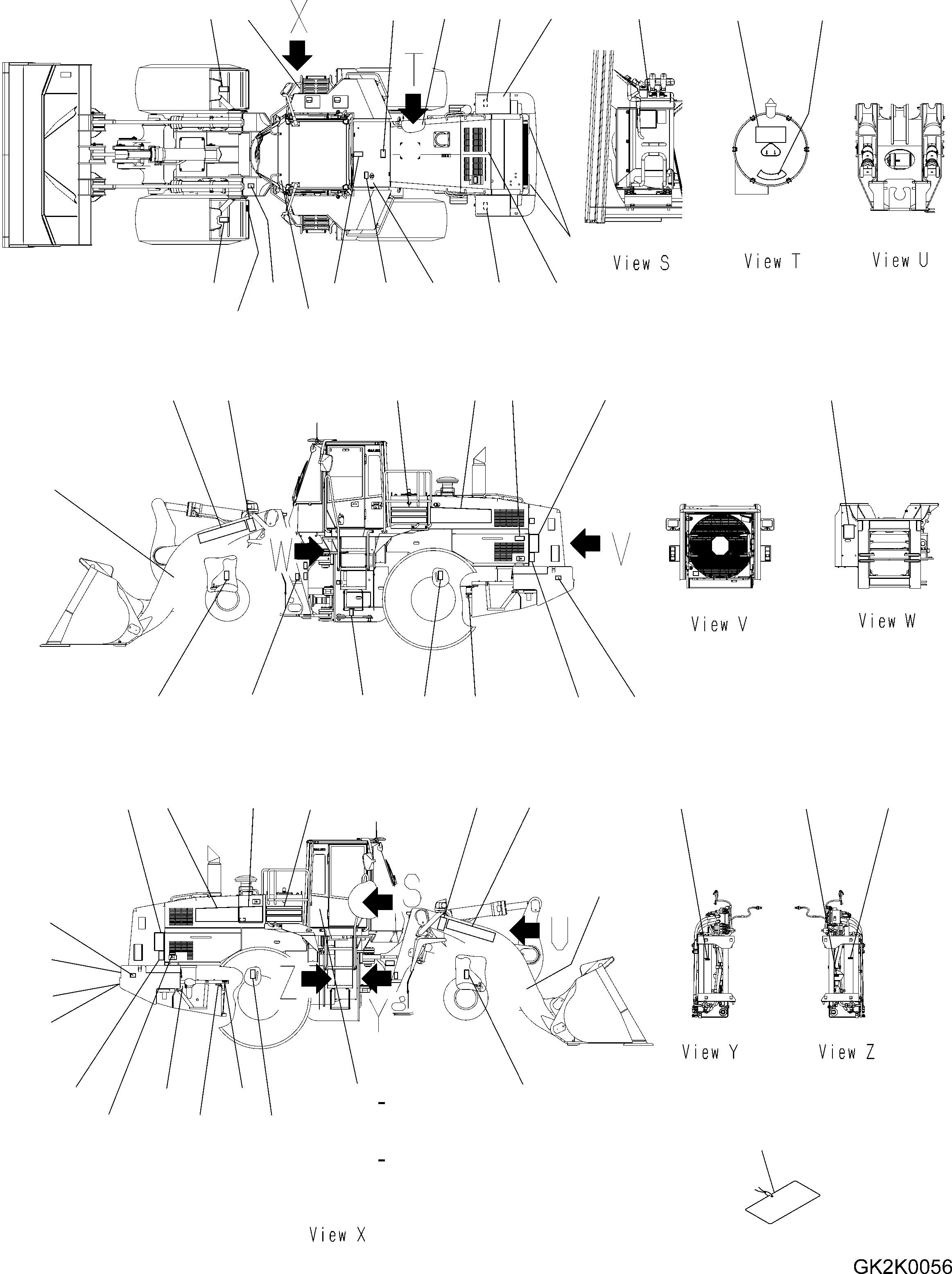 Табличка смазки 425-93-H1301 KOMATSU