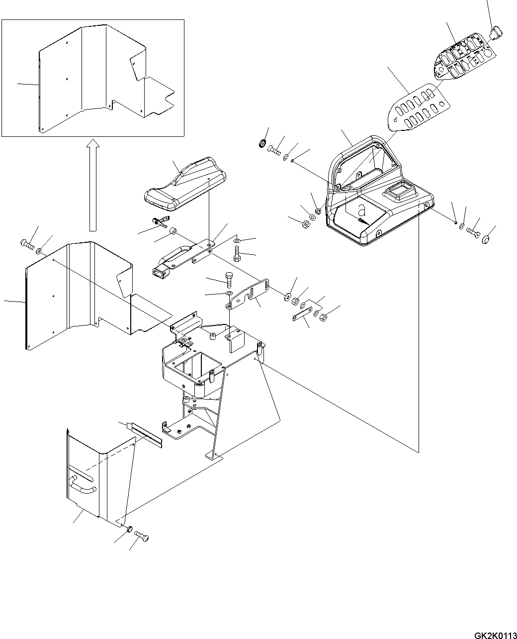 Пластина 425-V07-3231 KOMATSU