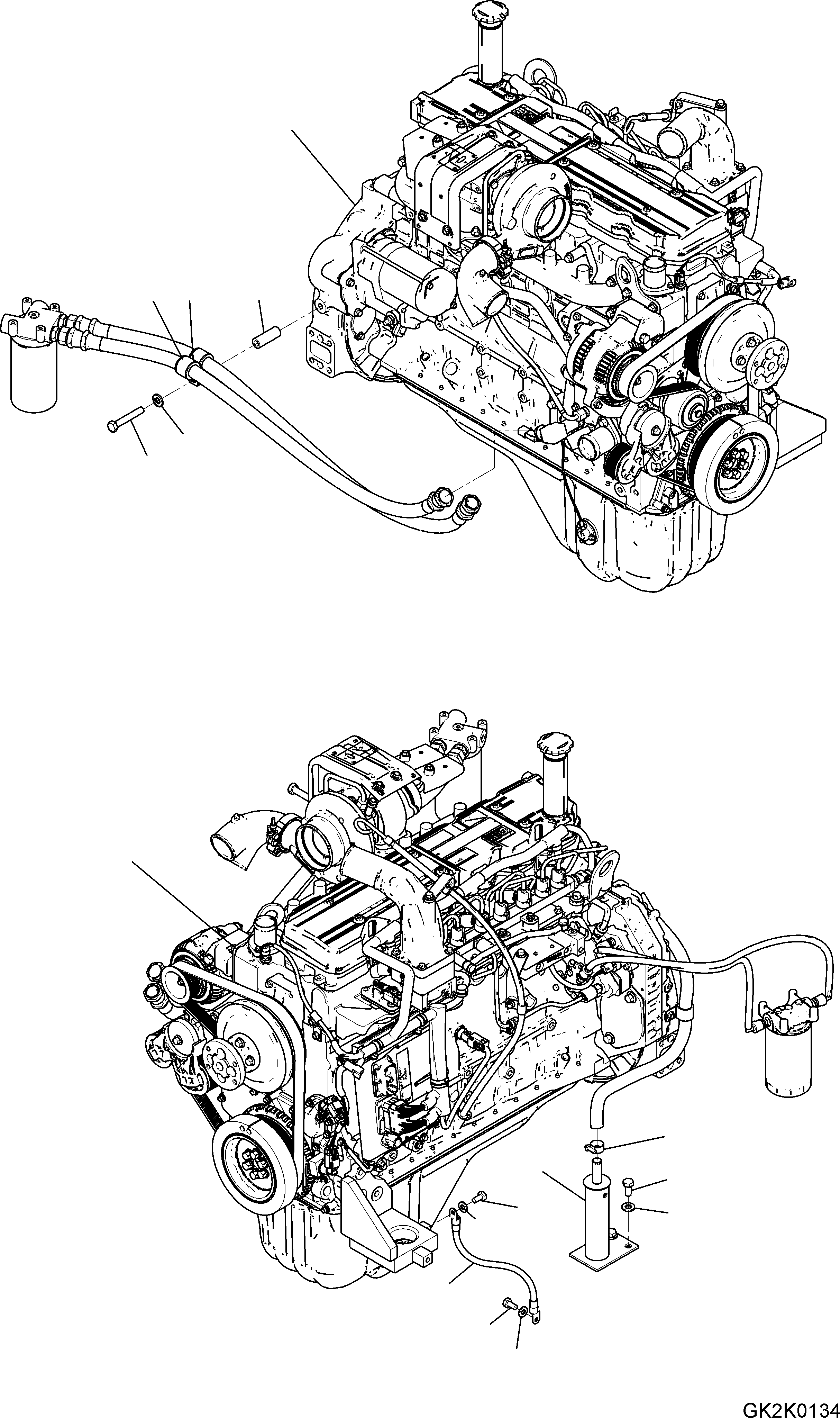 ENGINE (20J-01-11150) KOMATSU