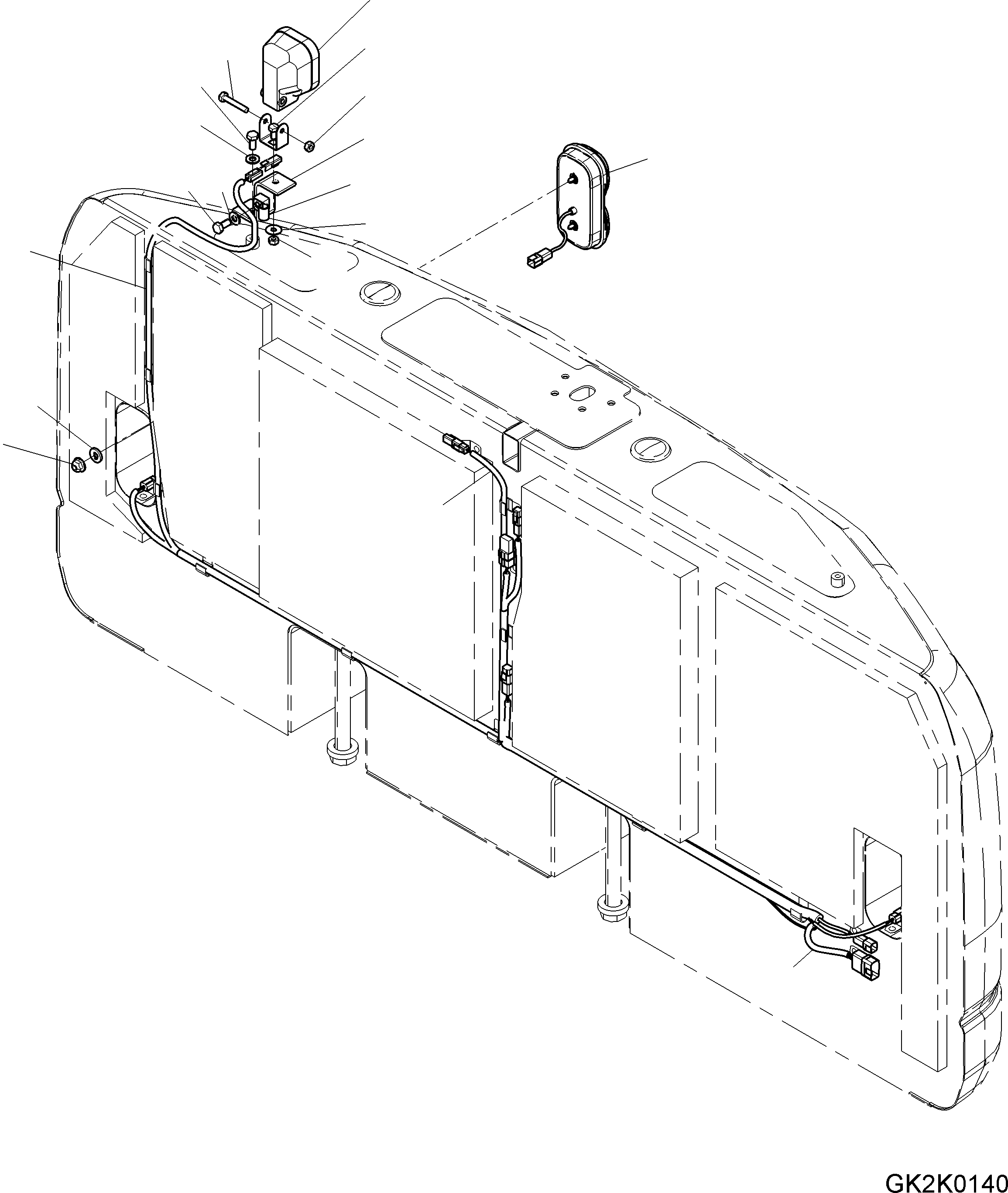 COUNTERWEIGHT HARNESS 20E-06-31350 KOMATSU