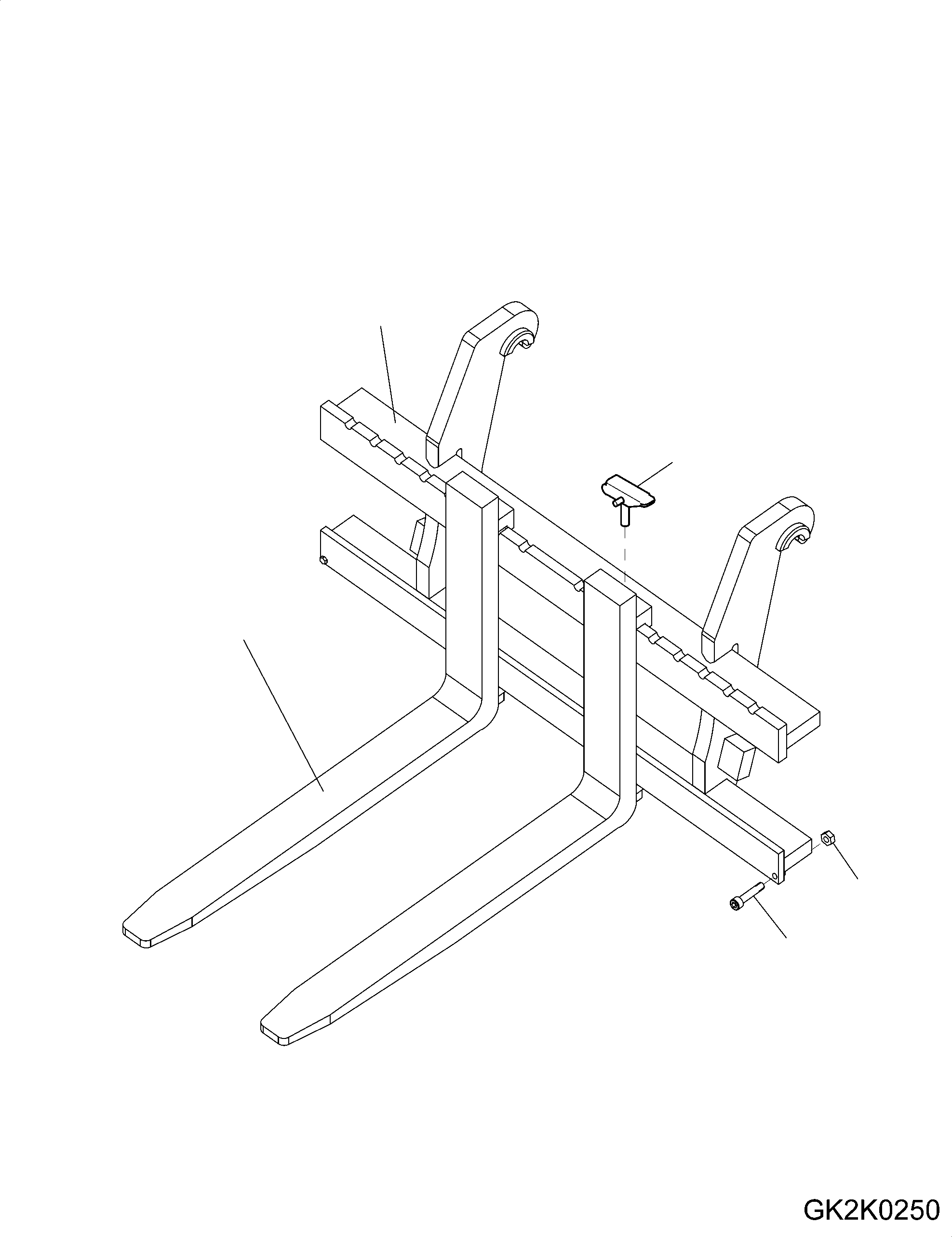 Fork Lock 418-71-H0P33 KOMATSU