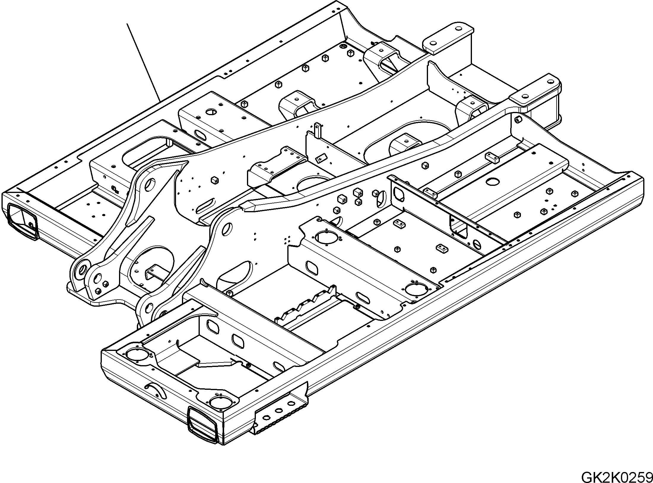 REVOLVING FRAME 20J-46-12415 KOMATSU