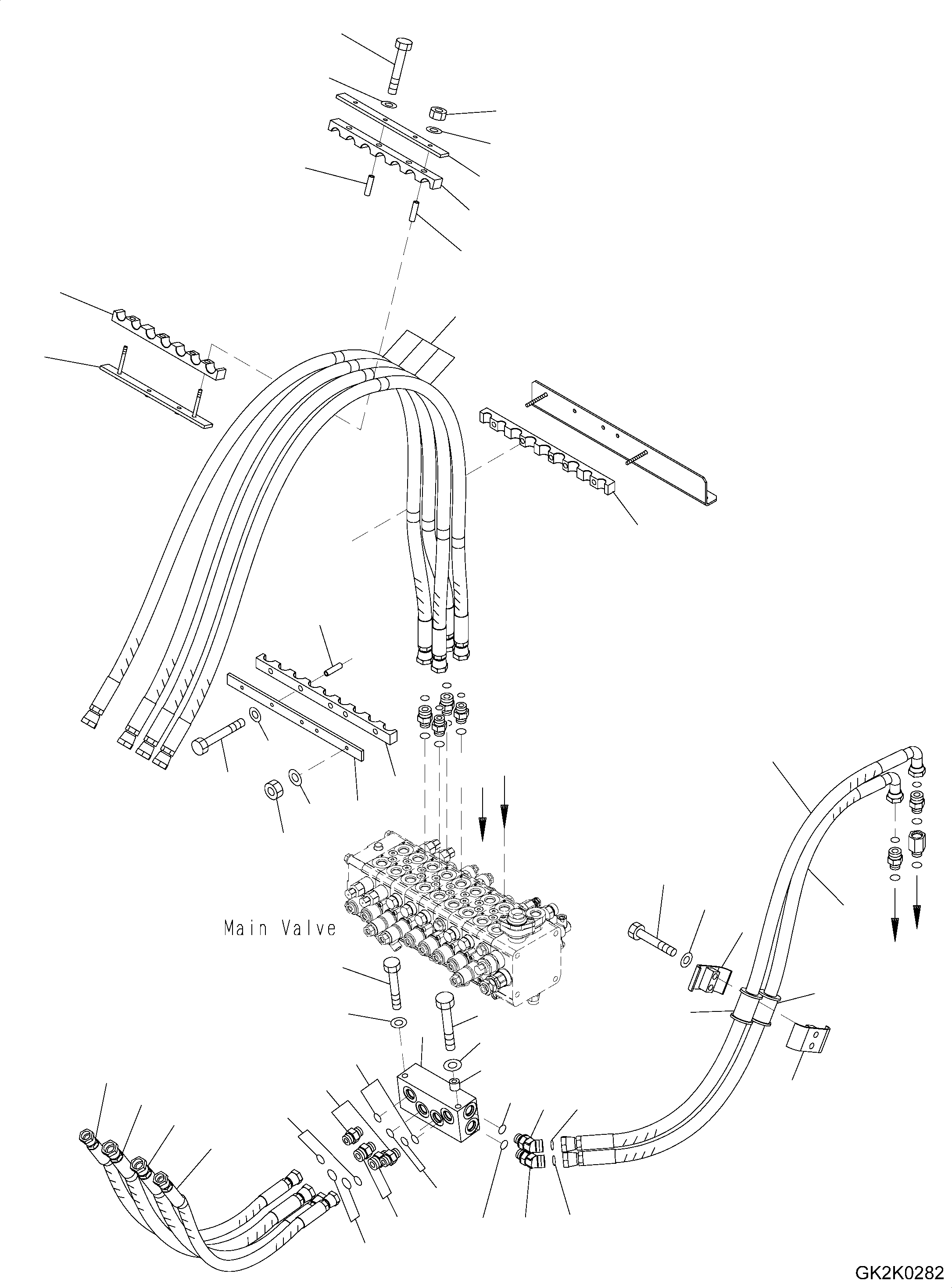 Хомут 20J-62-11570 KOMATSU