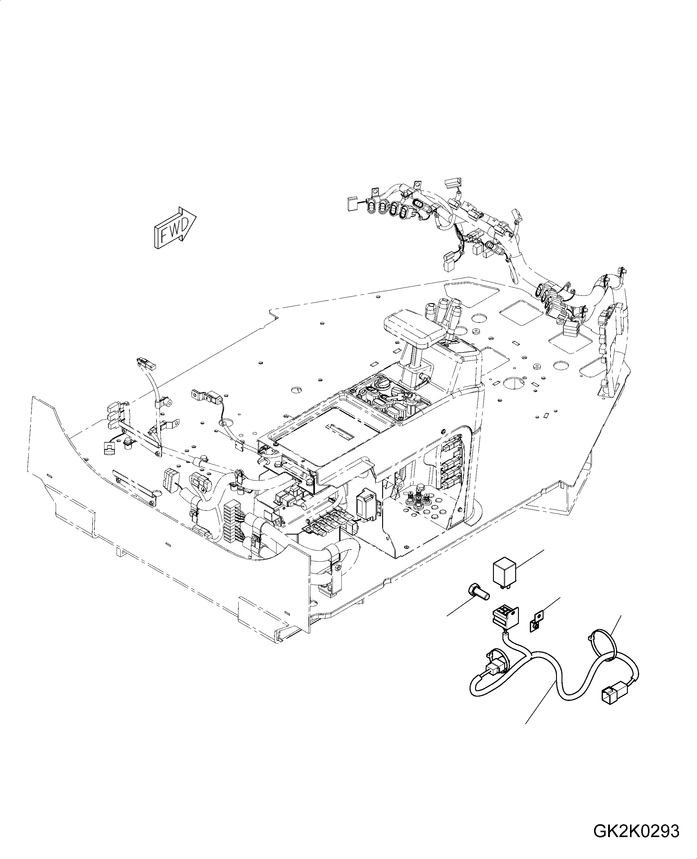 Жгут проводов 418-06-H2350 KOMATSU