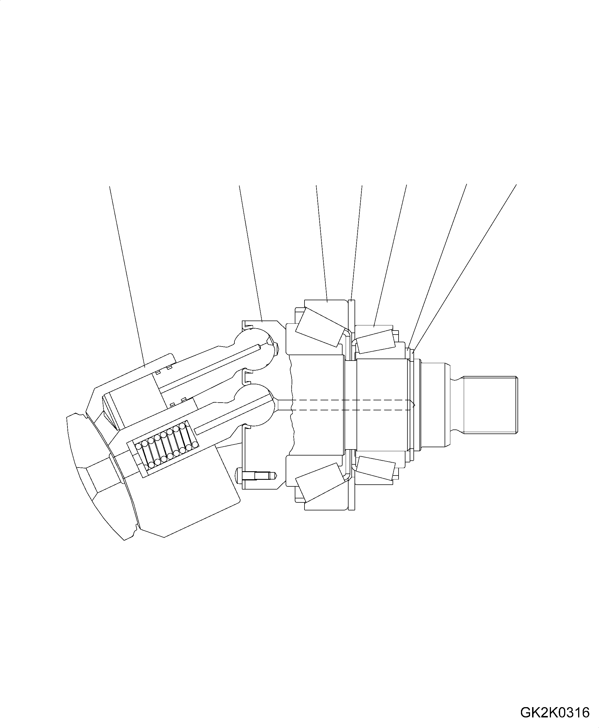 ROTARY GROUP 419-18-H0P02 KOMATSU